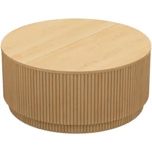 31.49" Round Storage Coffee Table