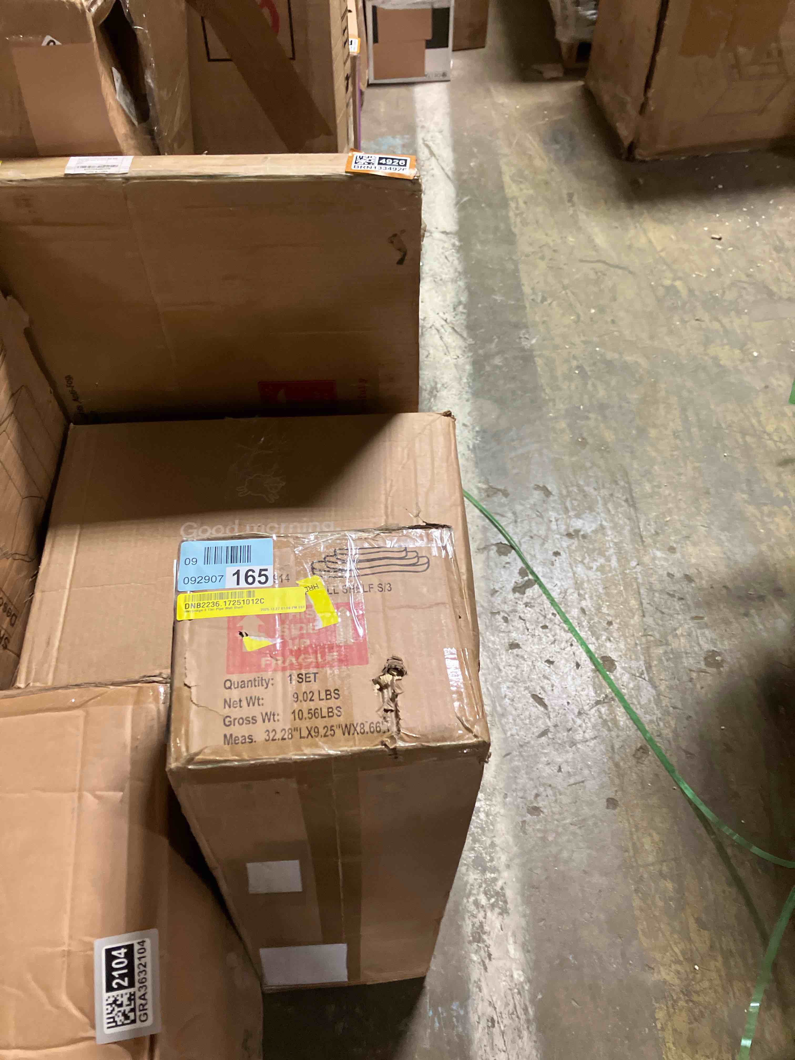 Condition photo showing New/Like New for Weybridge 3 Tier Pipe Wall Shelf