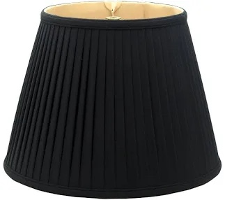 11" h x 16" w silk/shantung empire lamp shade (spider)