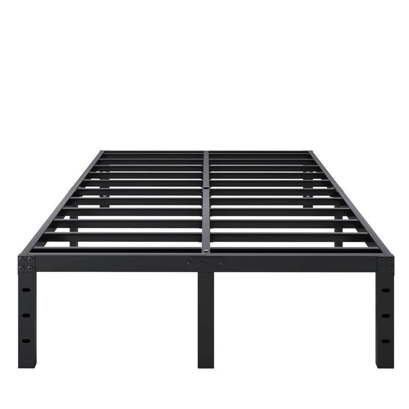bed frame no box spring need heavy duty tall platform bed frame twin