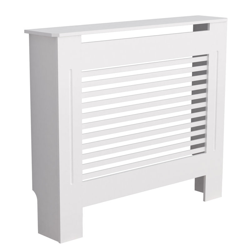 High Slatted Radiator Cover Heating Heater Cabinet Grill for Kitchen Bedroom Office