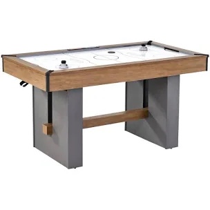 barrington billiards air hockey table with accessories, perfect for family game rooms | with accessories pushers for large tables