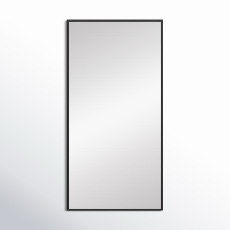 sabine metal rectangle wall mirror 72x36