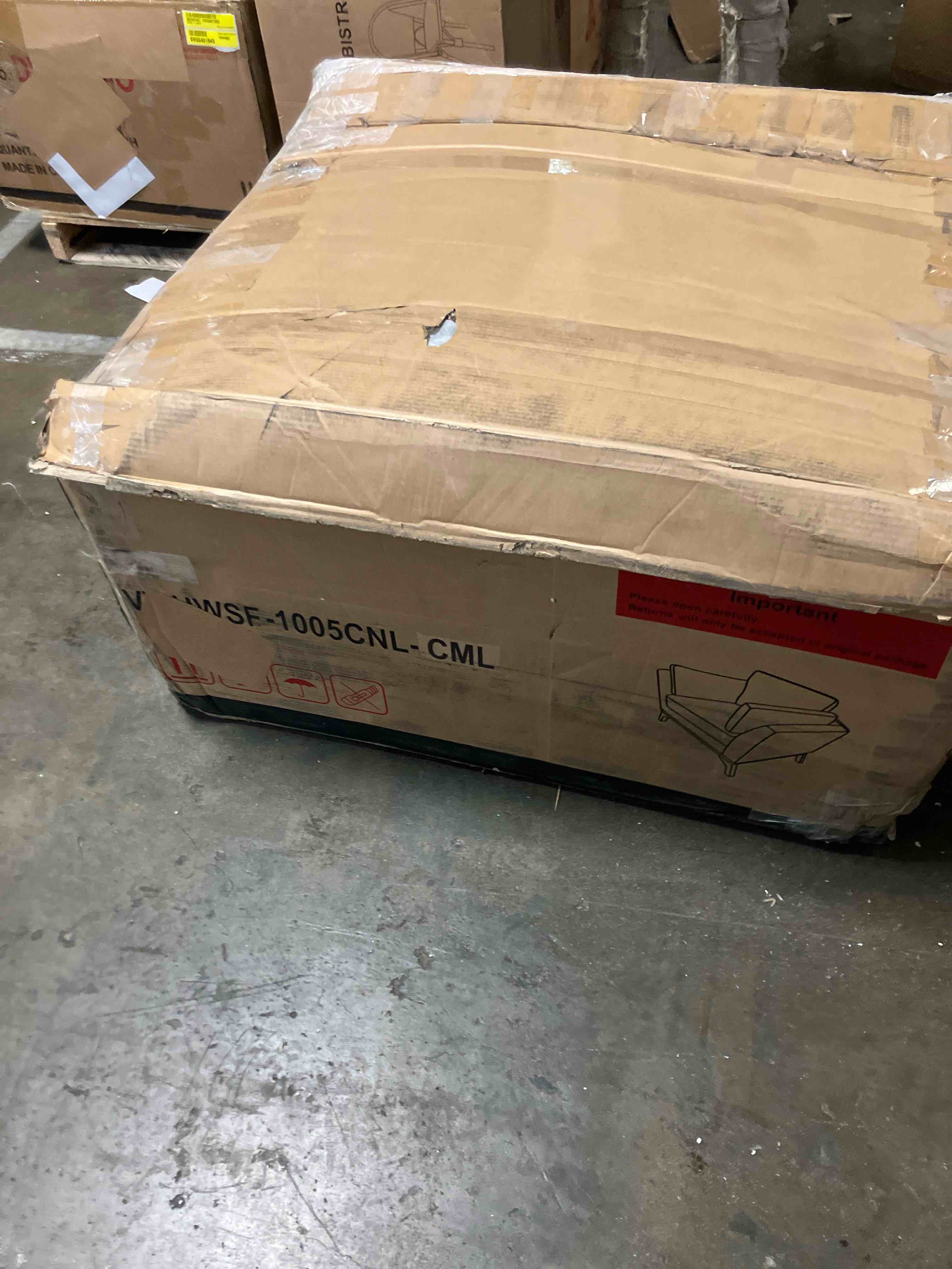 Condition photo showing New/Like New for Lodell 41.7'' Wide Armchair (Missing hardware)