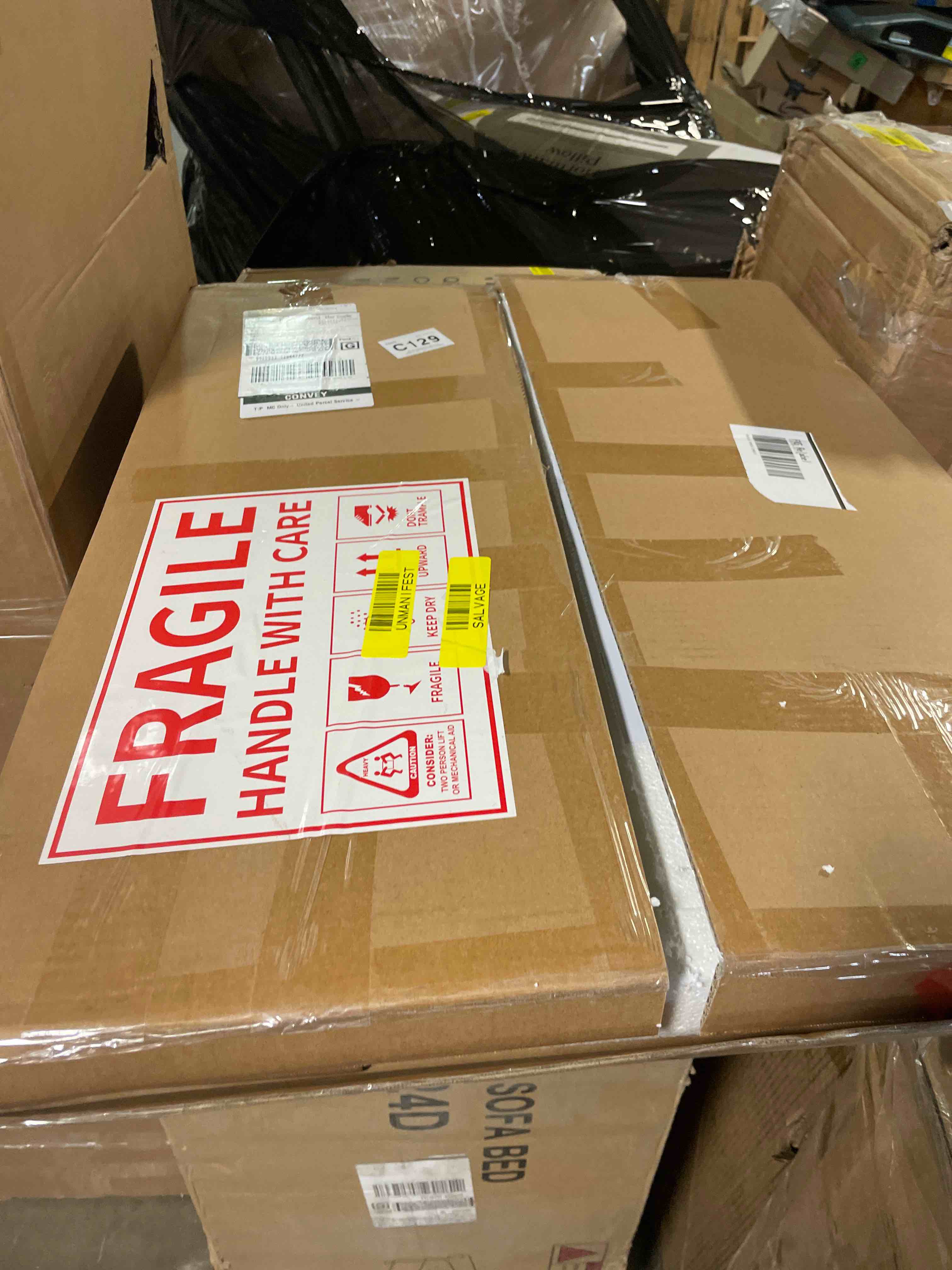 Condition photo showing New/Like New for Farmhouse Wall Mirror, Rustic Wood Frame Bathroom Mirror Barn Door Inspired Decorative Vanity Dress Mirrors for Living Room Entryway, 18x26 INCH Gray Vertical