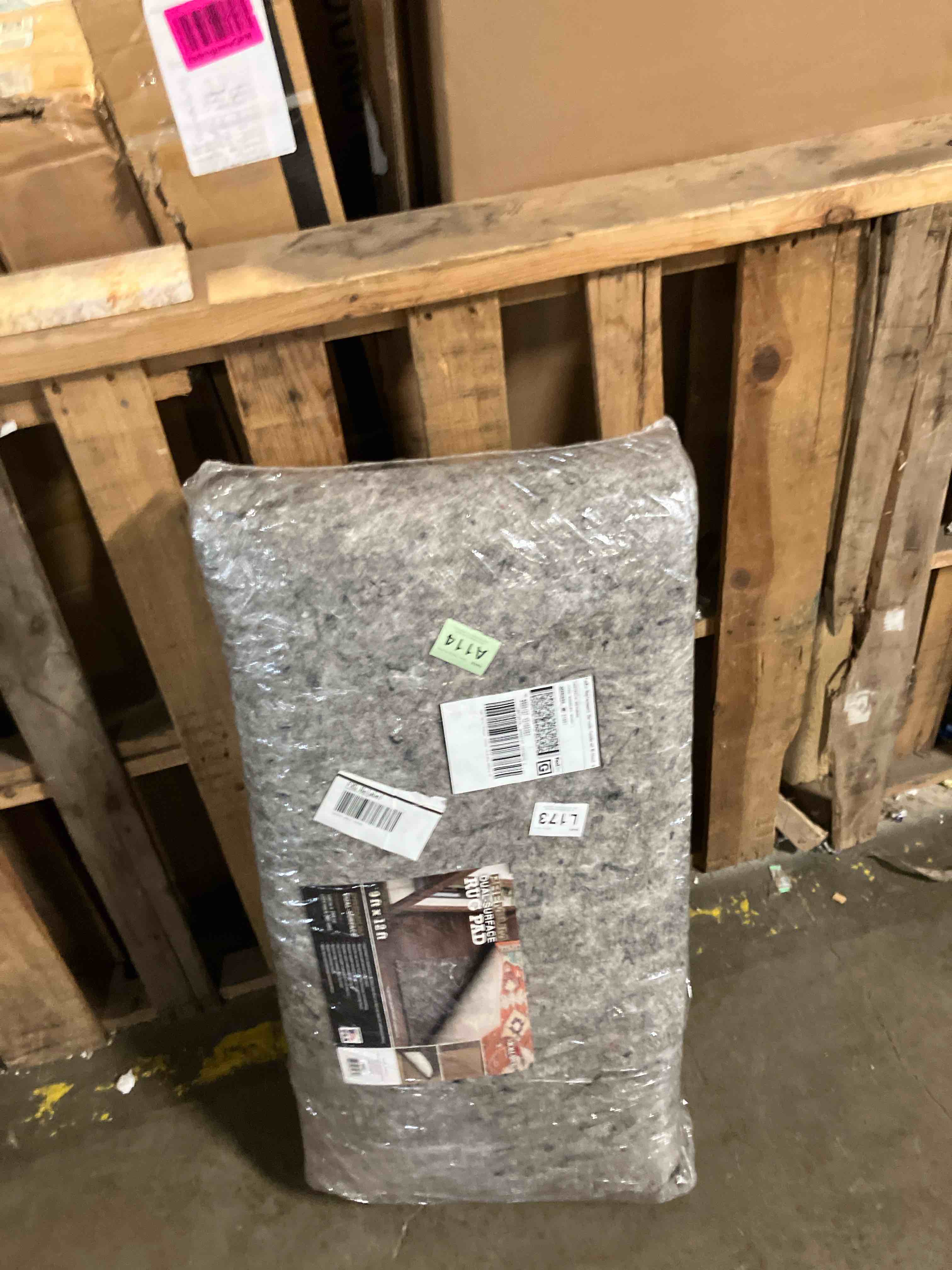 Condition photo showing New/Like New for Mohawk Home 9' x 12' Non Slip Rug Pad Gripper 1/4 Thick Dual Surface Felt + Rubber Gripper - Safe for All Floors