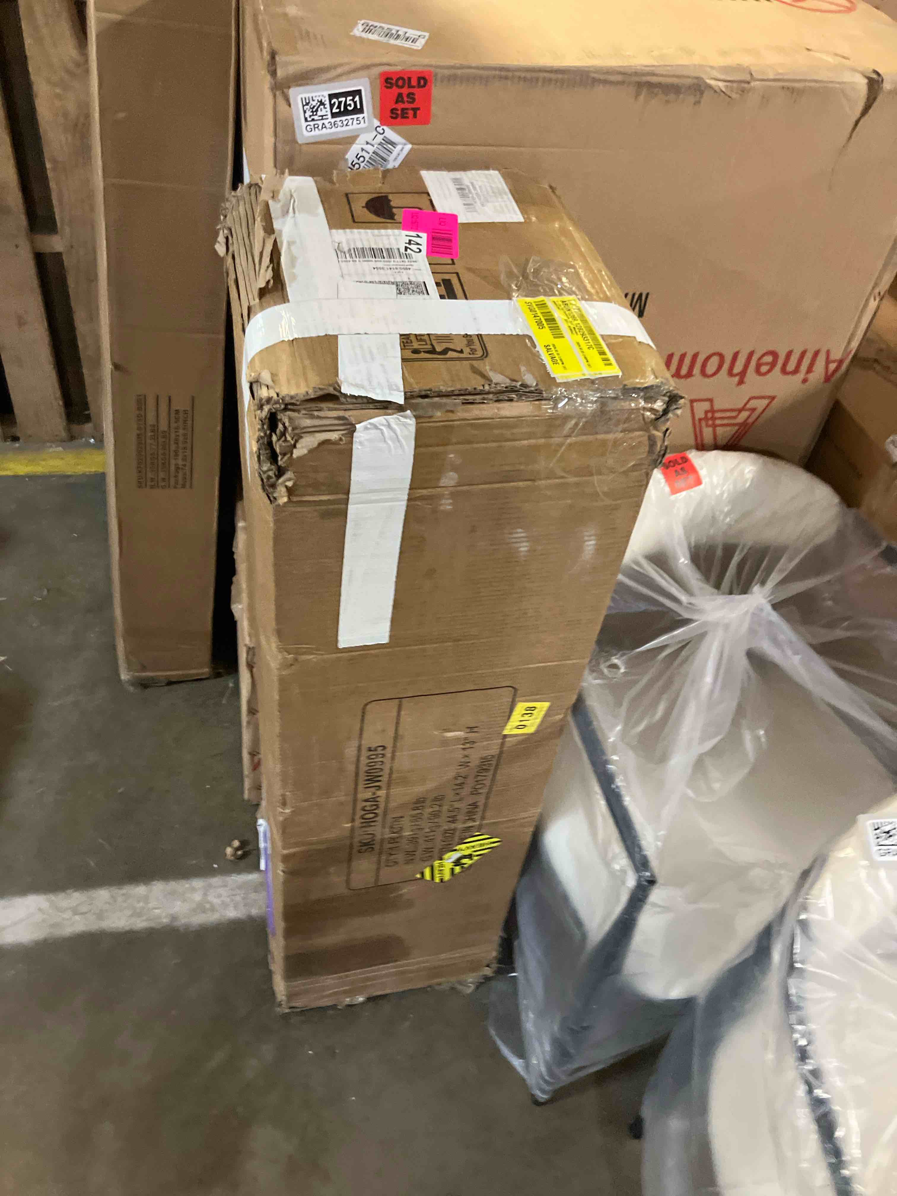 Condition photo showing New/Like New for 4-Tier Tall Bookcase, 70.9" Wooden