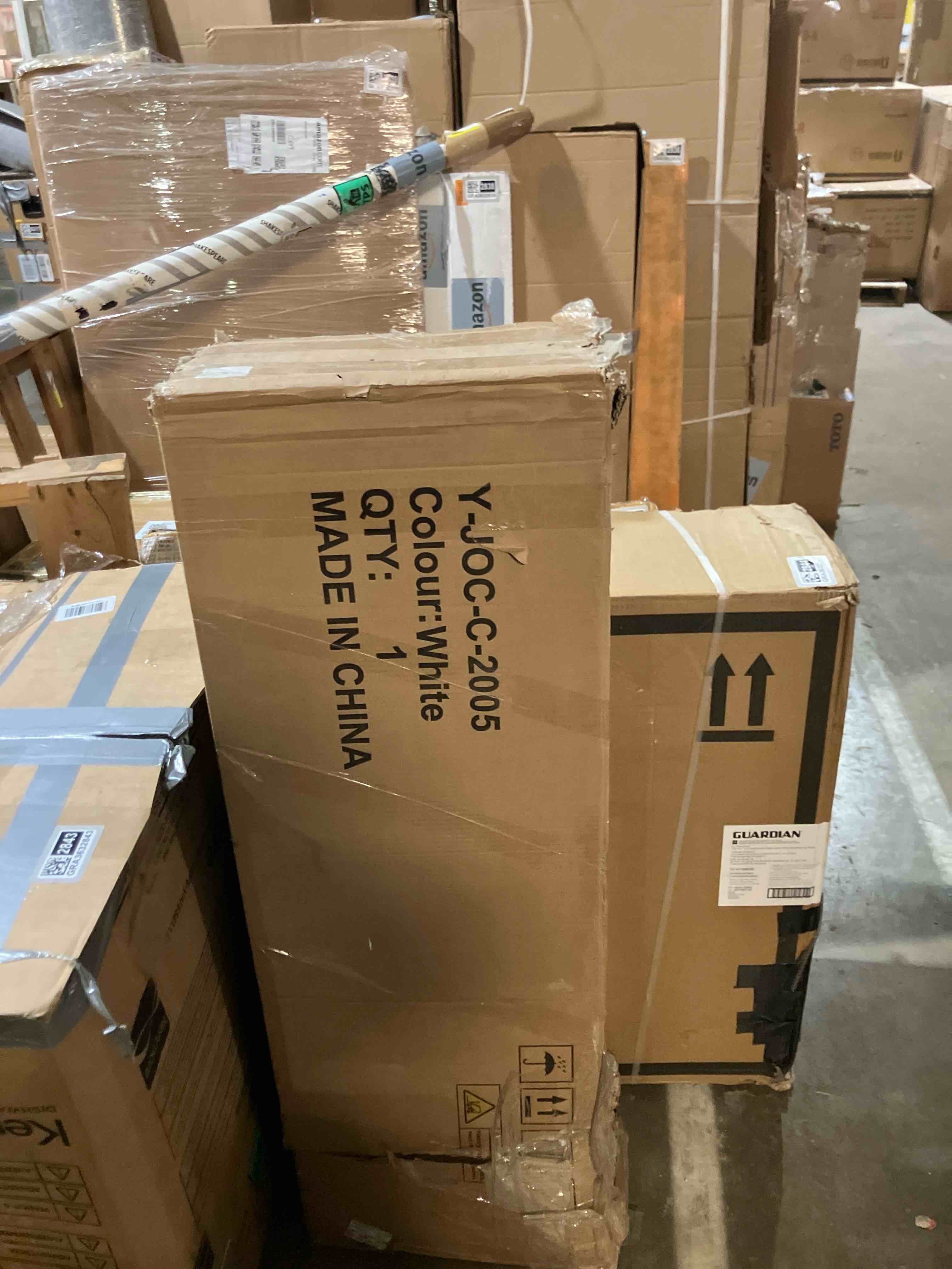 Condition photo showing As Is for Modern White 8 Drawer Dresser for Bedroom, 15.3" D x 55.2" W x 32.3" H Simply Chest of Drawers, Wood Storage Dresser with Deep Drawers for Living Room Hallway Entryway, White (Missing hardware)