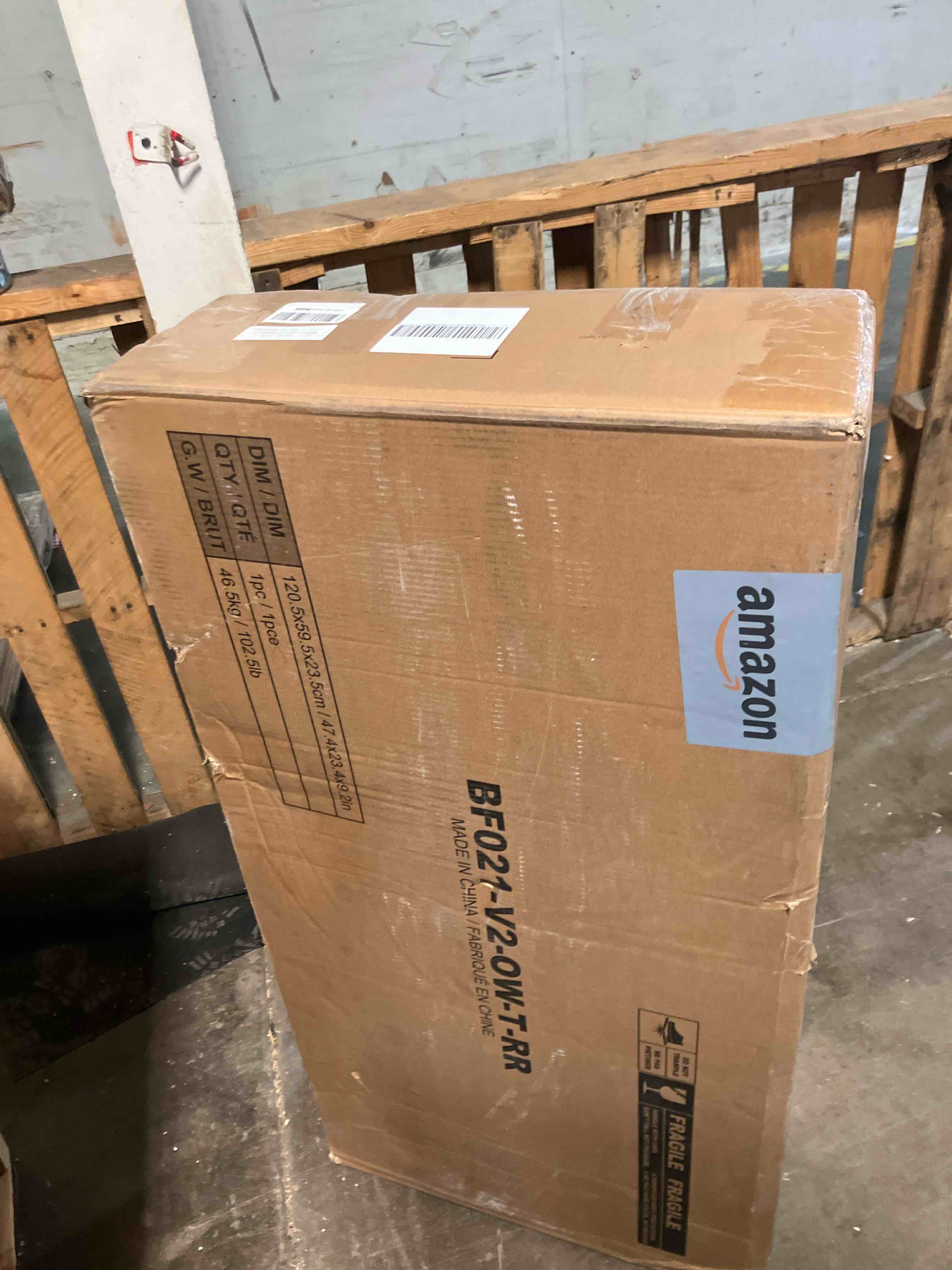 Condition photo showing New/Like New for Rolanstar Bed Frame Twin Size with Lift Up Storage, Charging Station & LED Lights, Upholstered Storage Headboard, Heavy Duty Wooden Slats, No Box Spring Needed, Noise Free, Easy Assembly, Black