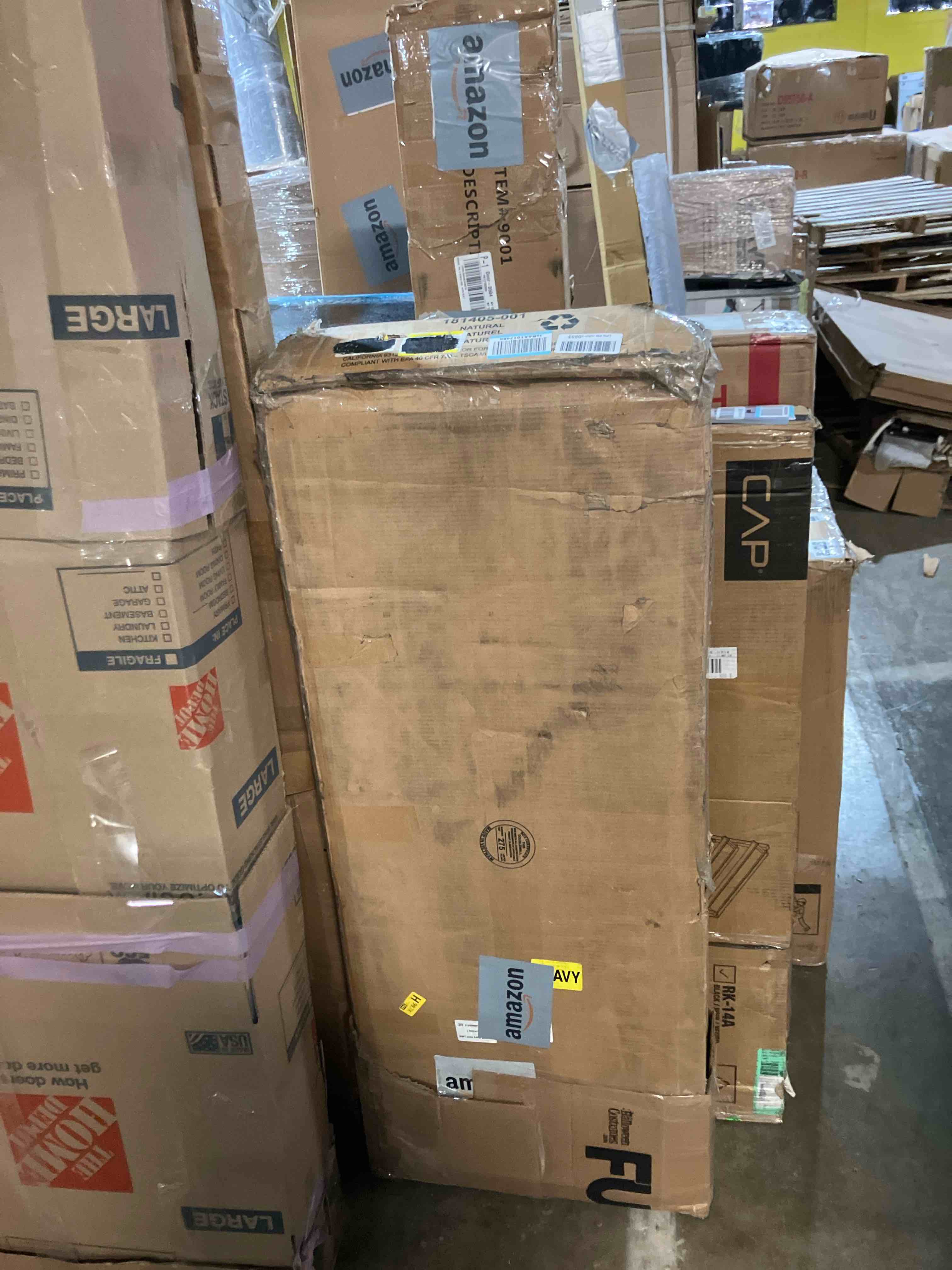 Condition photo showing Good Condition for Max & Lily Solid Wood Desk With Shelves, 55 Inches, Natural (Used)