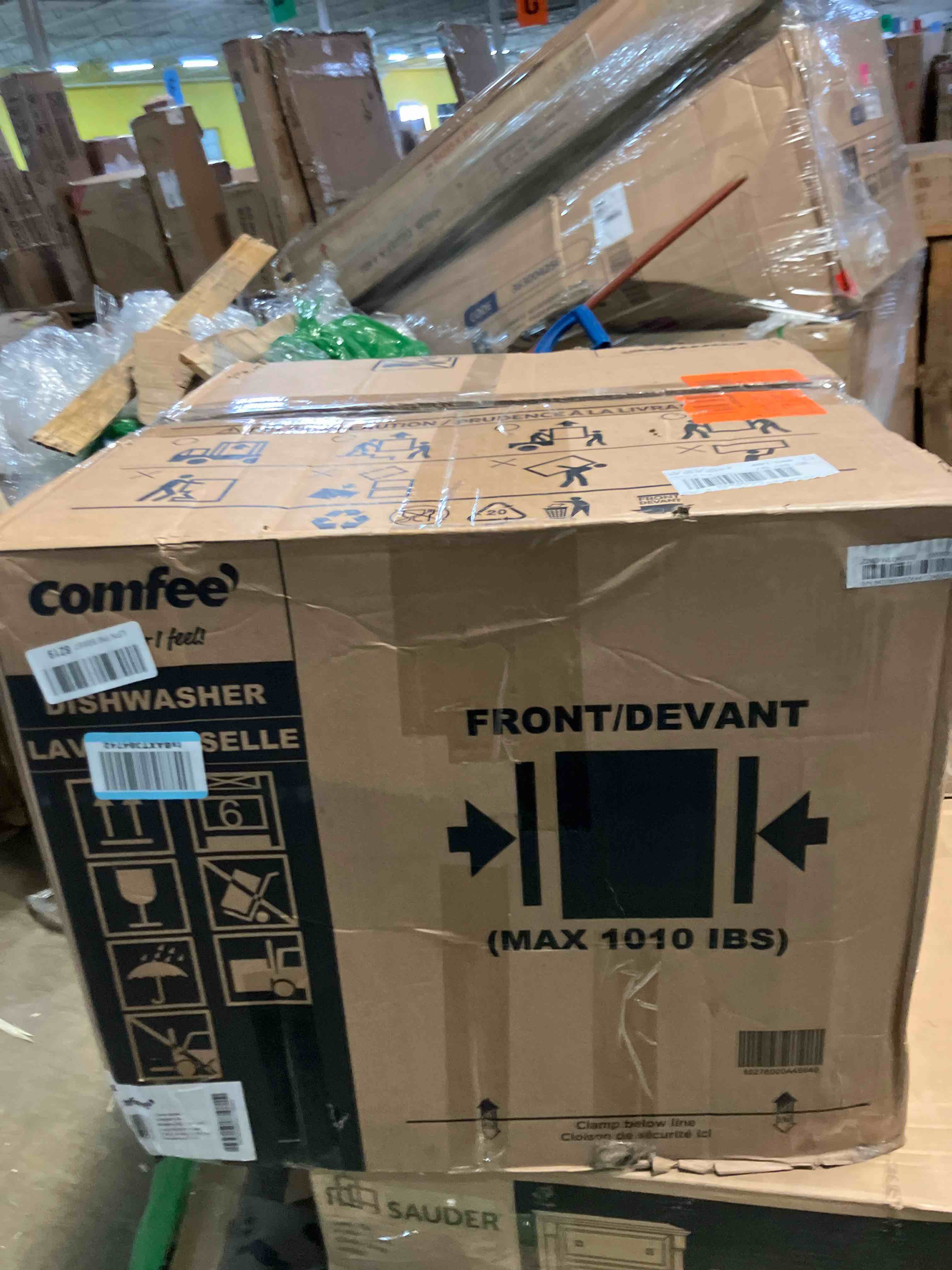 Condition photo showing Good Condition for COMFEE’ Countertop Dishwasher, Energy Star Portable Dishwasher, 6 Place Settings & 8 Washing Programs, Speed, Baby-Care, ECO& Glass, Dish Washer for Dorm, RV& Apartment, Black (Used)