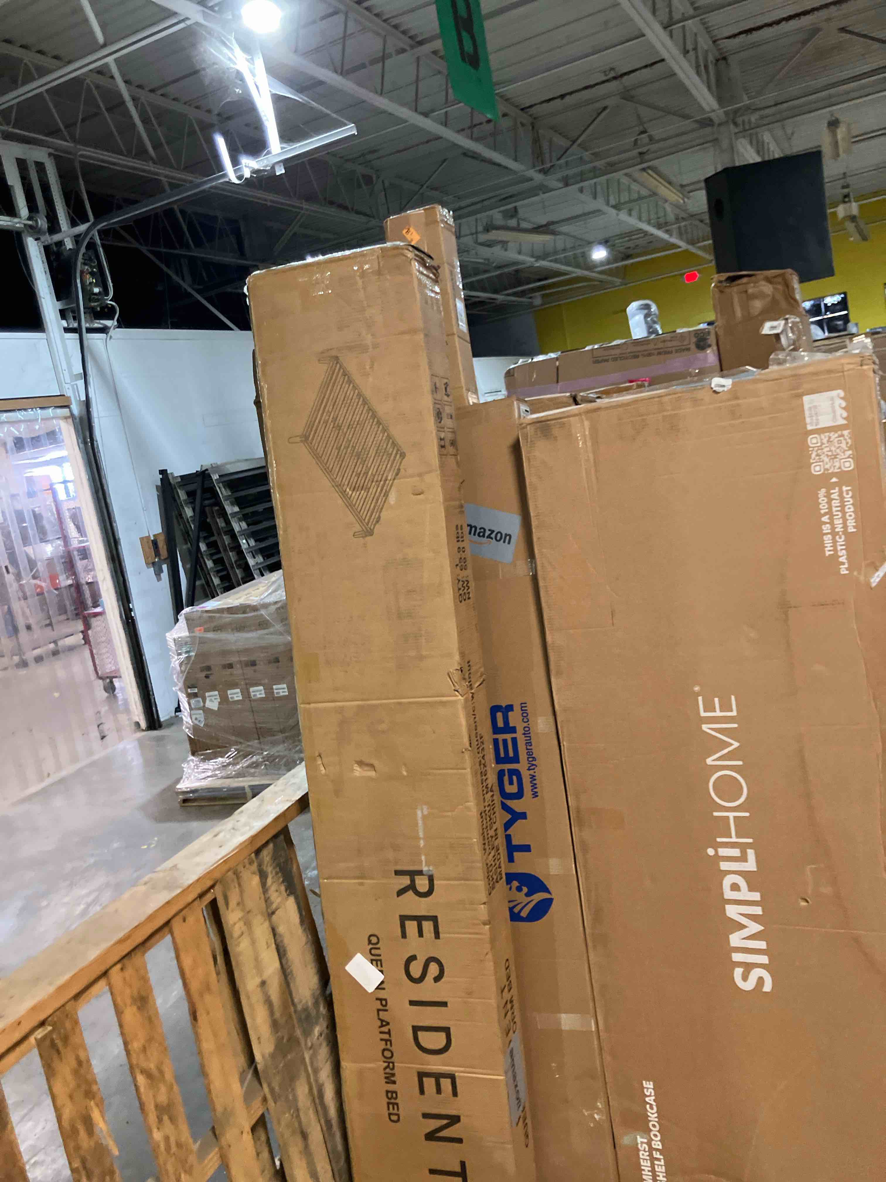 Condition photo showing New/Like New for Nectar Bamboo Platform Bed Frame - Queen - Walnut - Floating Center Support Legs - 12” Height - Easy Tool Free Set Up - Contemporary and Durable - Sturdy Wooden Support Slats - Holds Up to 800 Pounds Queen Bamboo Frame Walnut