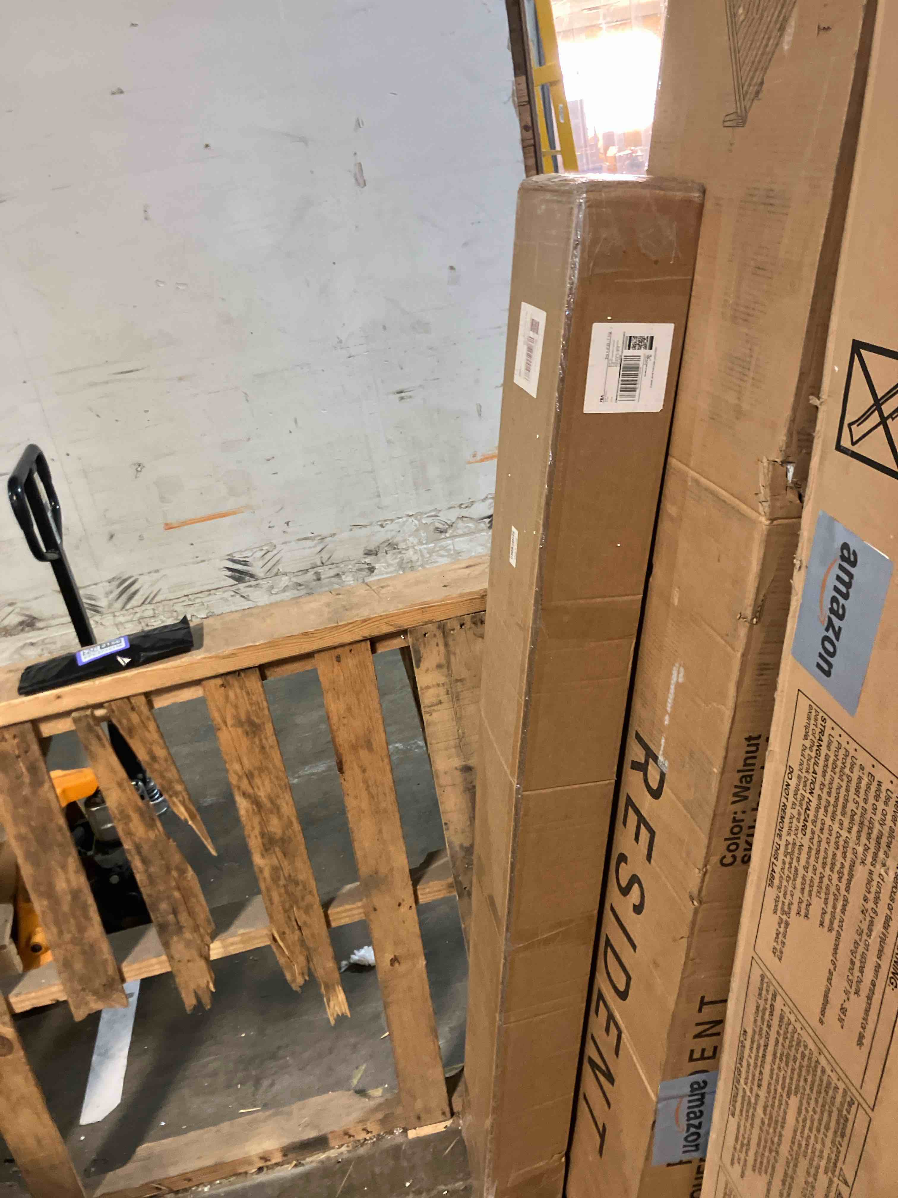 Condition photo showing New/Like New for 60" Pickup Crossbar-Truck Topper Ladder Rack Camper Shell Roof Rack for Van Trailer Truck Cap Rack - Aluminum Black