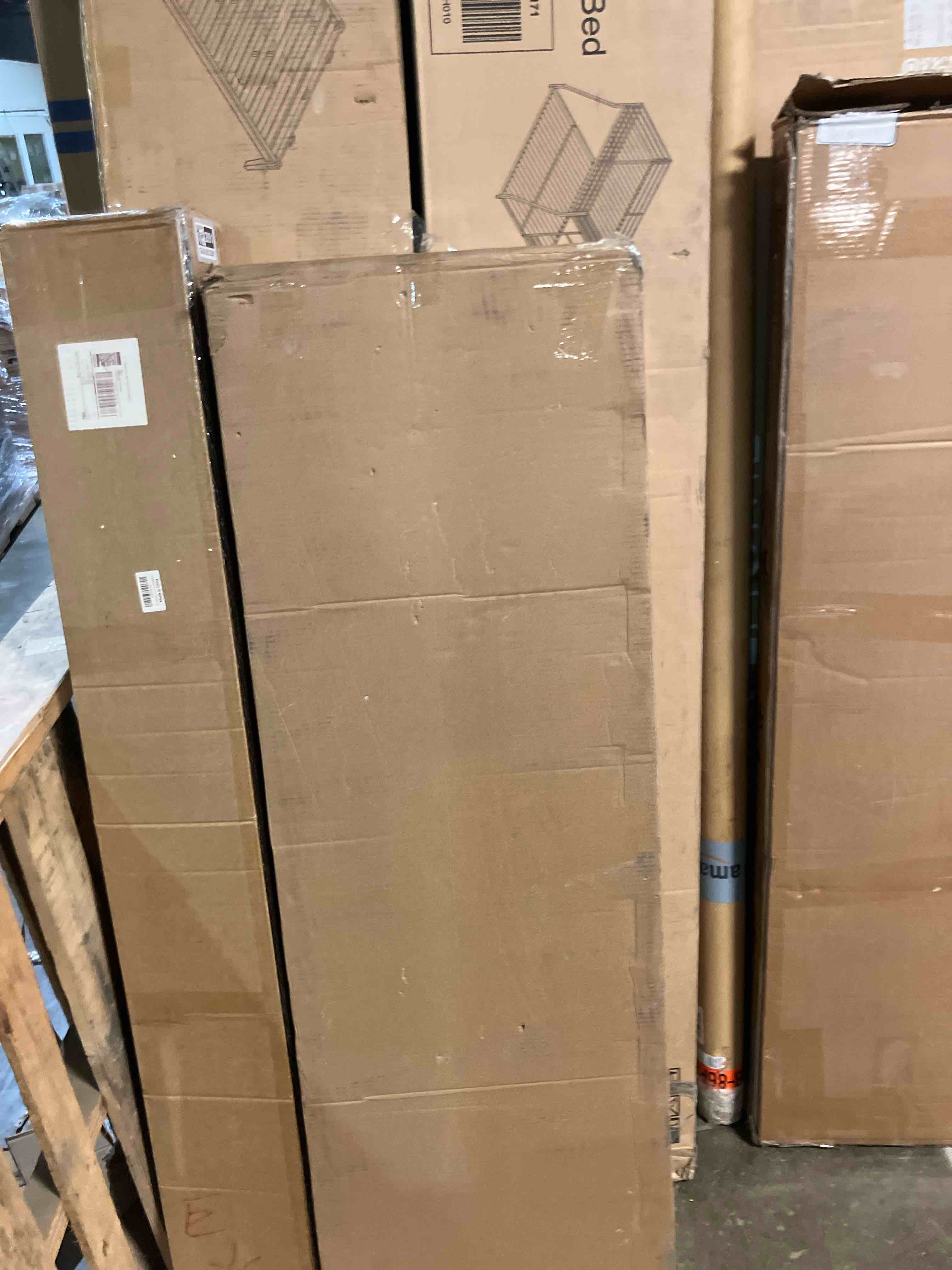 Condition photo showing New/Like New for LITTLE TREE 55" Solid Wood Entryway Bench, Upholstered Bedroom Bench with Faux Lamb Wool, Dining Bench for Kitchen, Living Room, End of Bed, or Foyer (Warm White & Walnut)