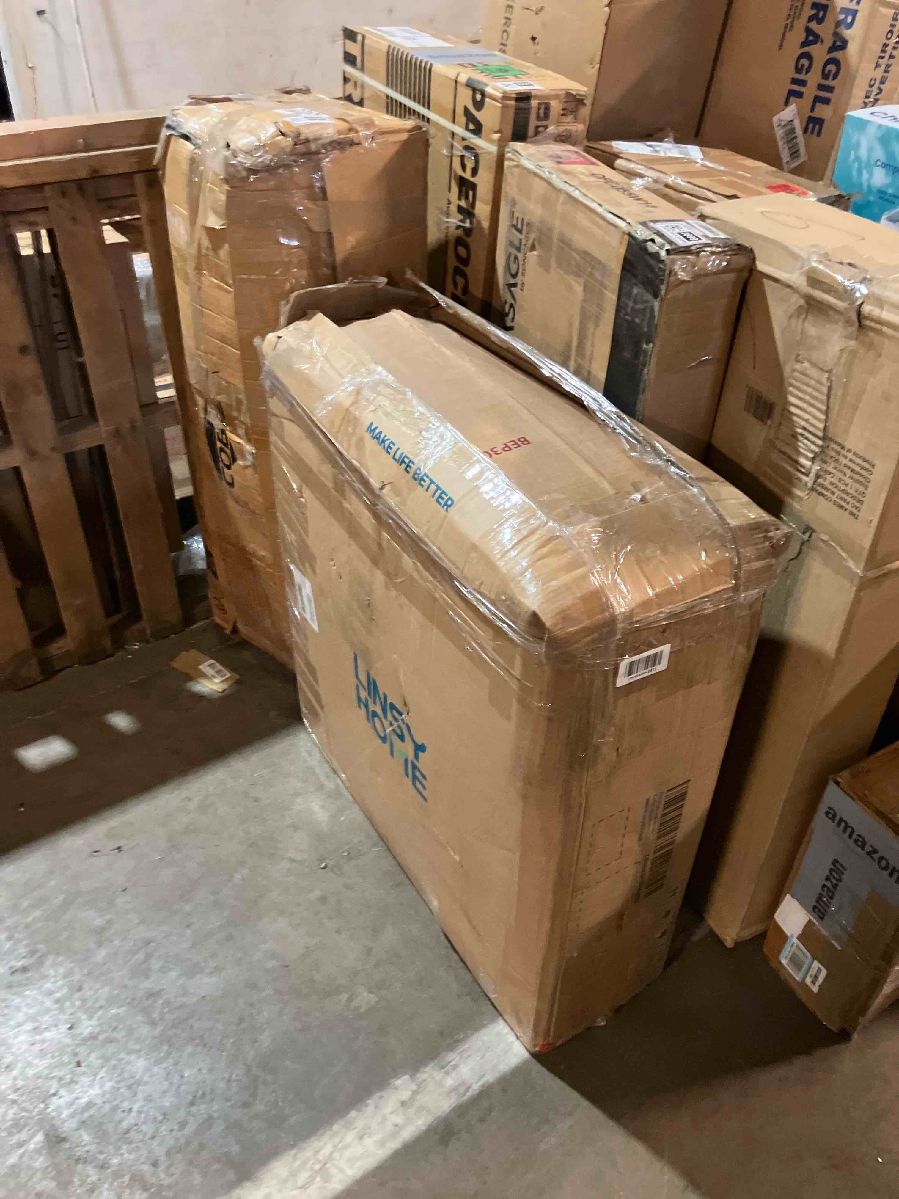 Condition photo showing New/Like New for Linsy Home 70" W Chenille Convertible Futon Sofa Bed with Adjustable Armrests, Green