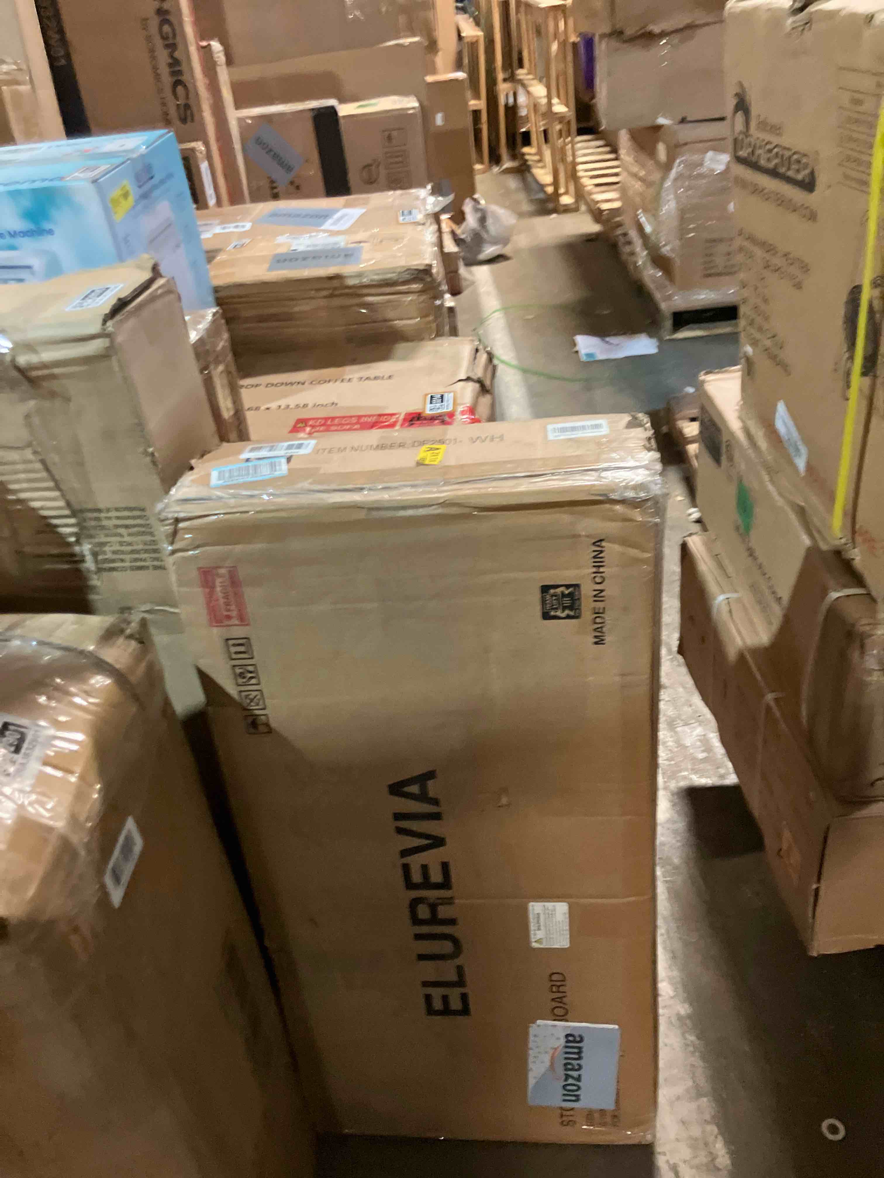 Condition photo showing New/Like New for ELUREVIA 4 Wooden Drawer Dresser for Bedroom Storage, Modern Farmhouse Wood Chest of Drawers with Metal Handles, Wide Storage, Cabinet for Closet, Living Room, or Entryway White White 15.7"D x 29.5"W x 36.6"H (4 Drawers)