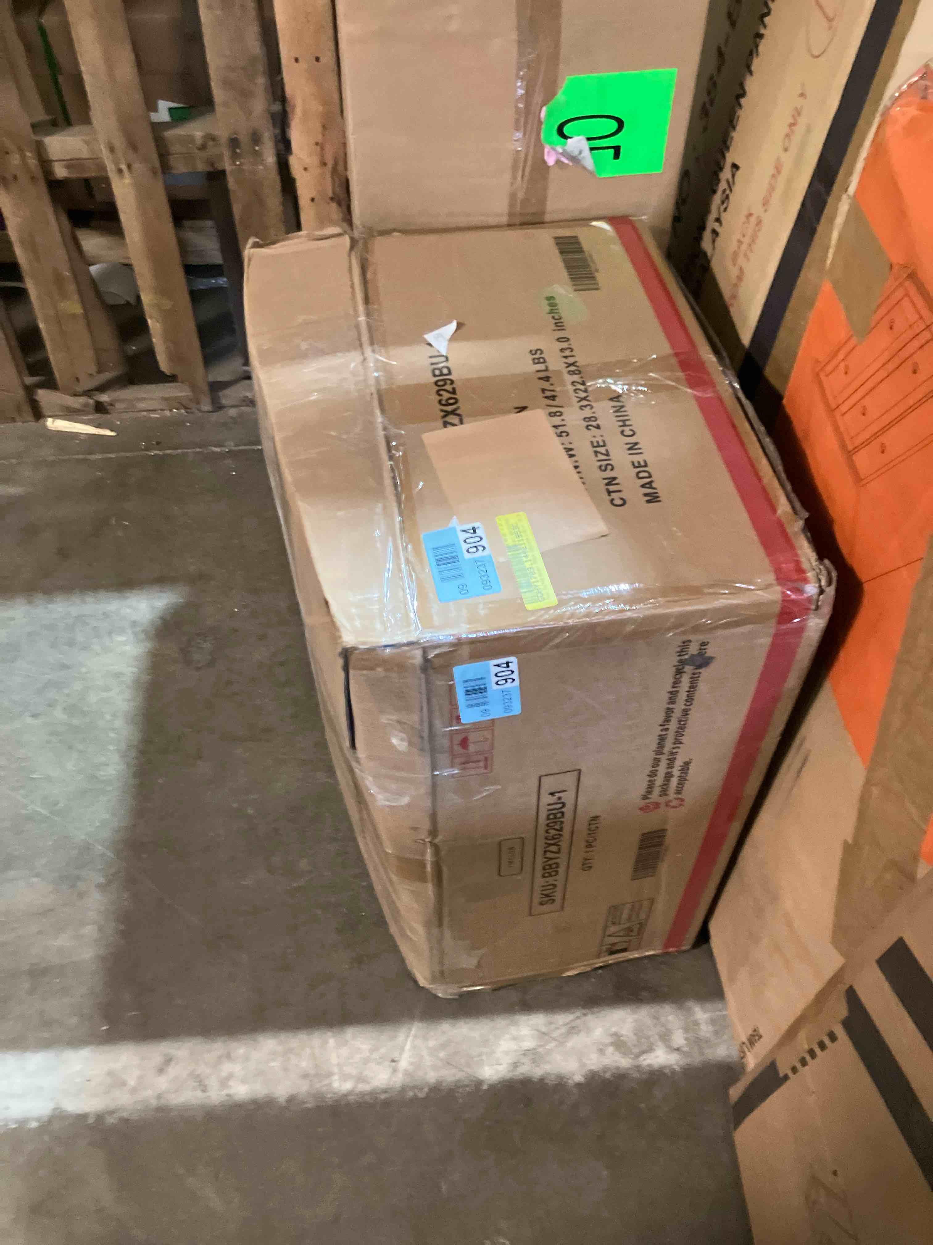 Condition photo showing New/Like New for Tufted Upholstered Wide Back Armchair