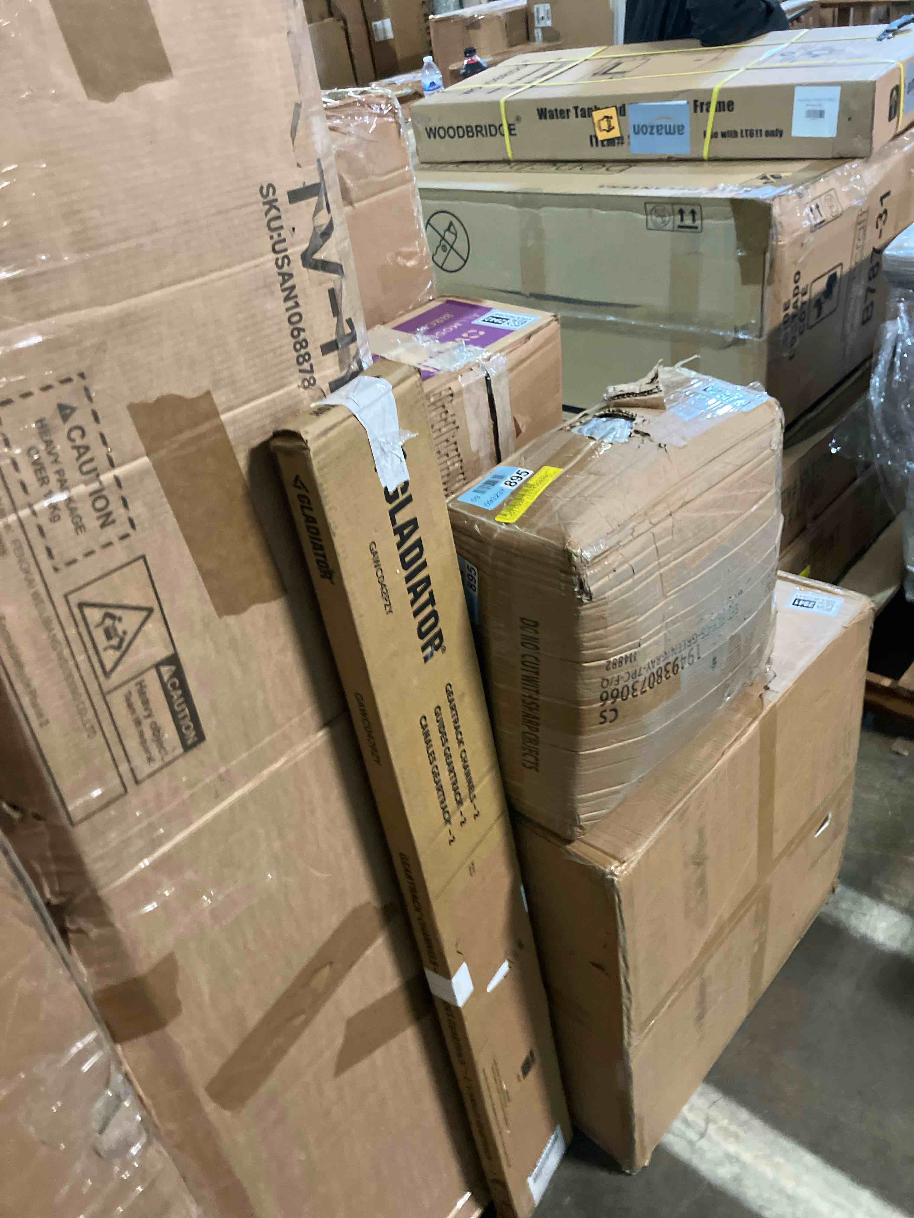 Condition photo showing New/Like New for 4' Wide Geartrack Channels (Set of 2) 