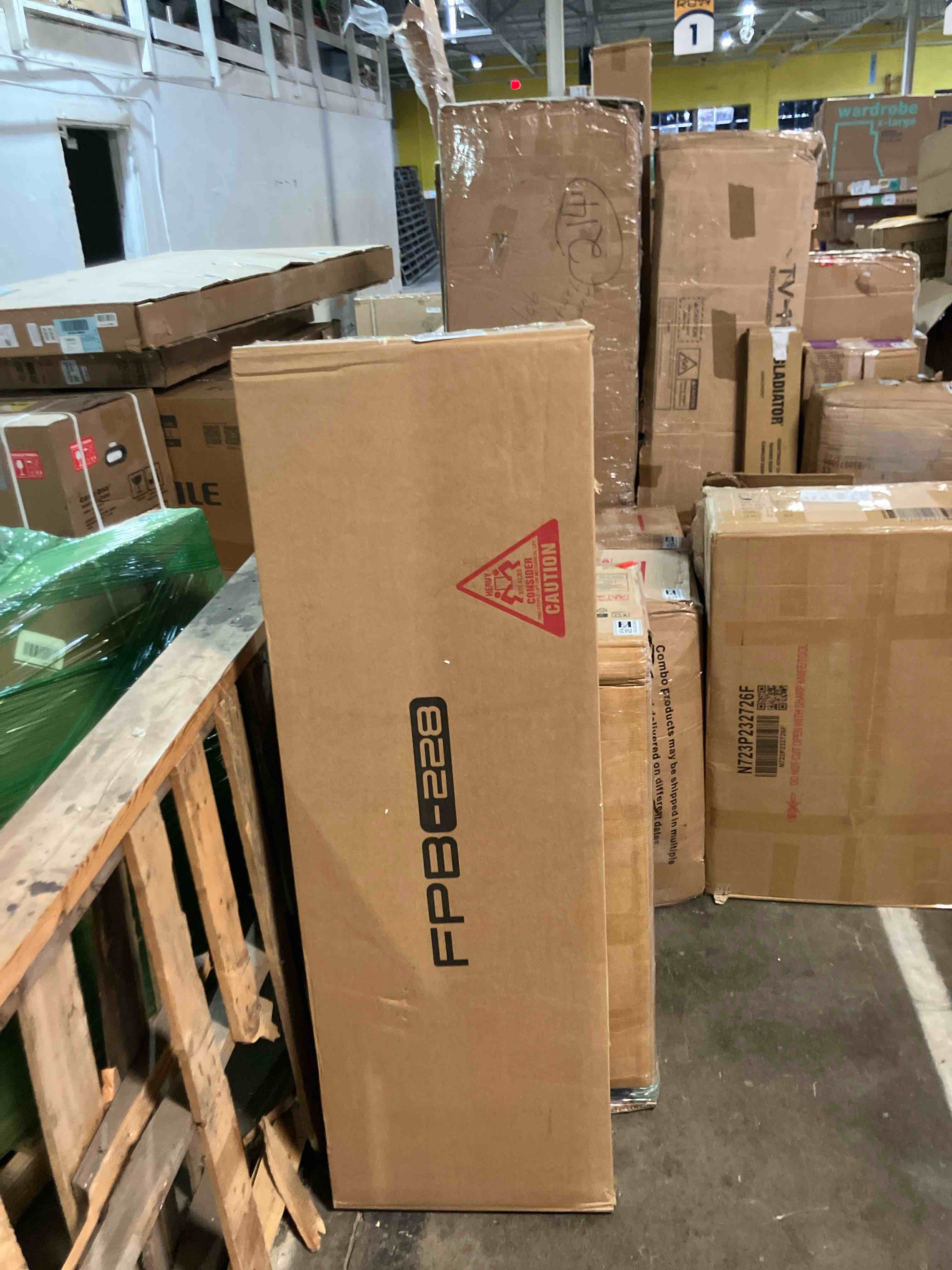 Condition photo showing New/Like New for Farmhouse Console Table with Doors and Cabinet Sofa Table Wood Sideboard with Adjustable Shelves, Accent Table for Entryway Living Room Hallway Kitchen Storage Cabinets with Drawers (Black Brown)