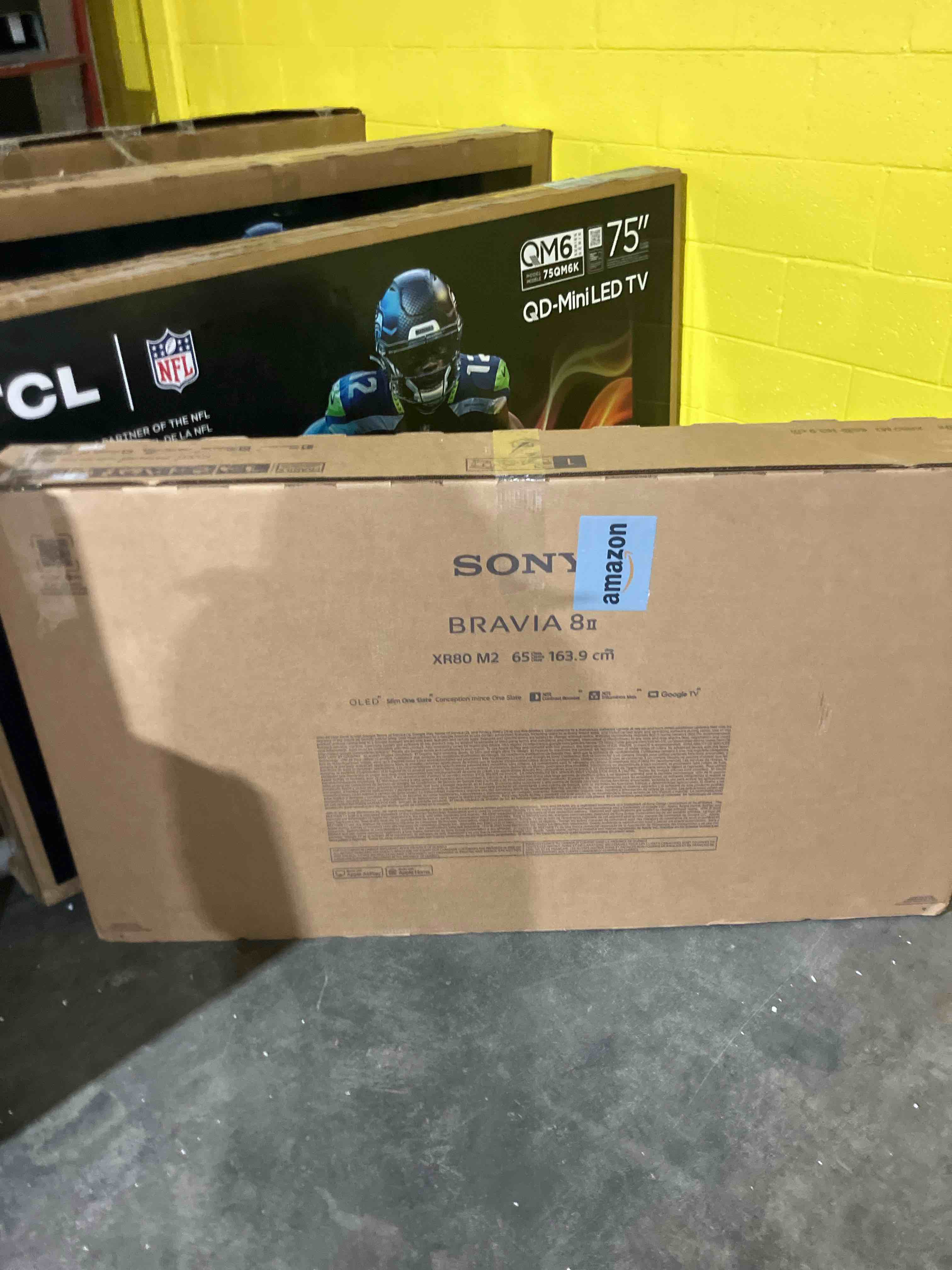 Condition photo showing New/Like New for Sony BRAVIA 8 II 65 Inch TV, QD OLED, 4K Smart Google TV, XR Processor with AI Technology, Ultra Slim Design, 120hz Television, Dolby Vision/Atmos, Exclusive Features for PS5, K-65XR80M2, 2025 Model