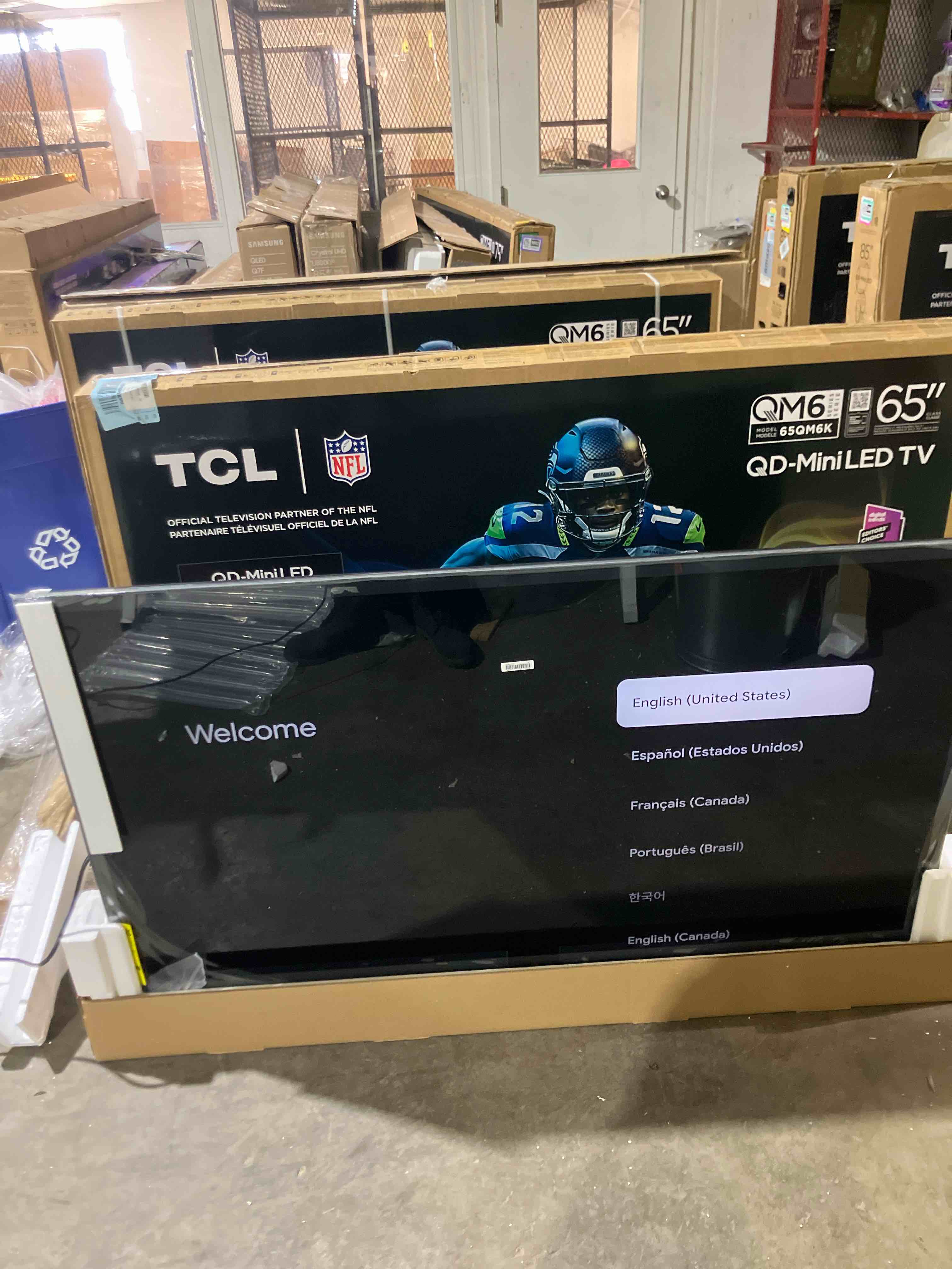 Condition photo showing New/Like New for TCL 65-Inch Class S5 UHD 4K LED Smart TV with Fire TV (65S551F, 2024), Dolby Vision, HDR PRO+, Atmos, Alexa Built-in, Apple AirPlay 2, Streaming Television 65 inches TV only