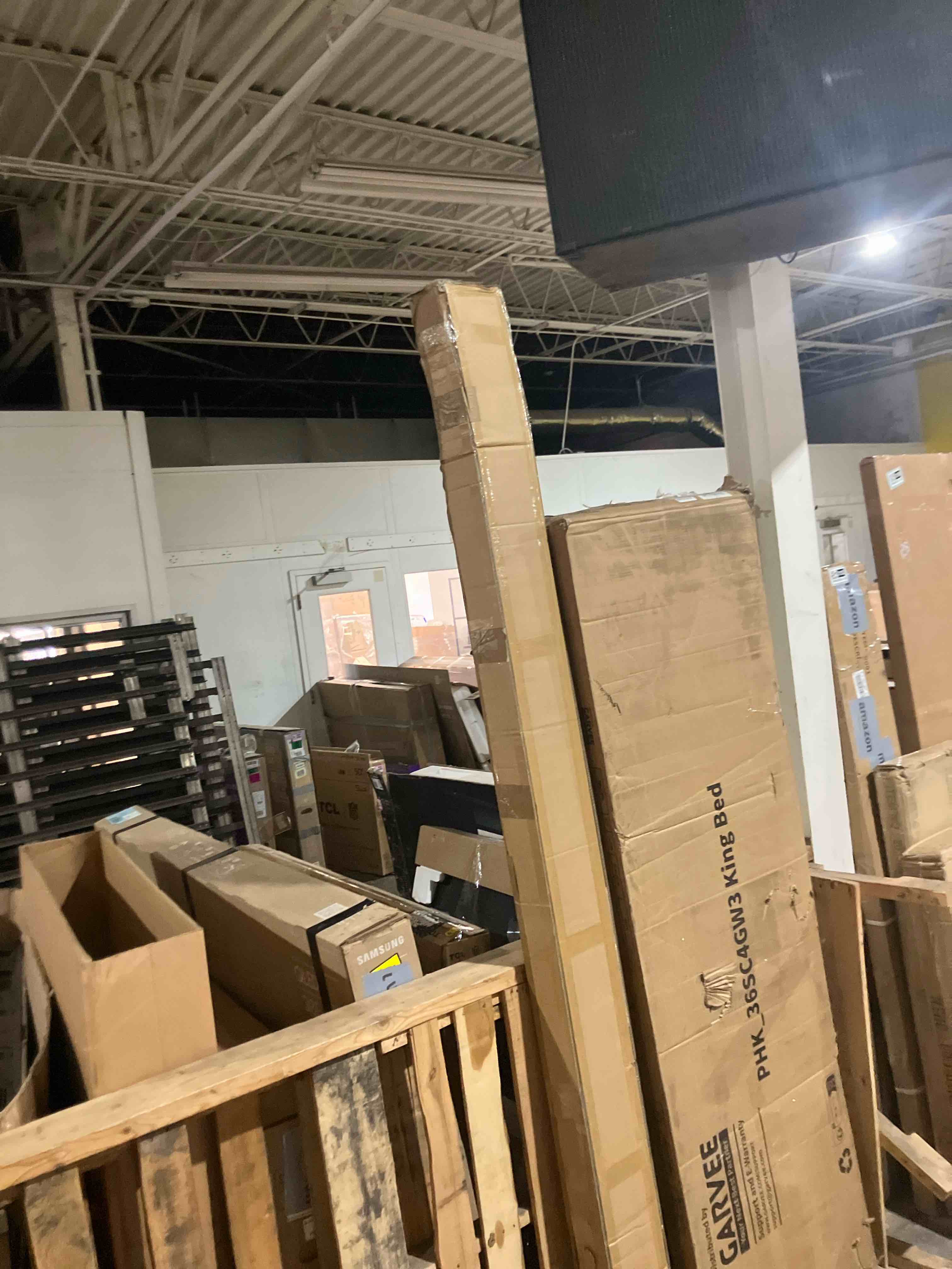 Condition photo showing As Is for 15-Lite Clear Glass French Doors Interior White Primed Solid Core Pantry Door With Jamb / Handles(Incomplete missing pieces)