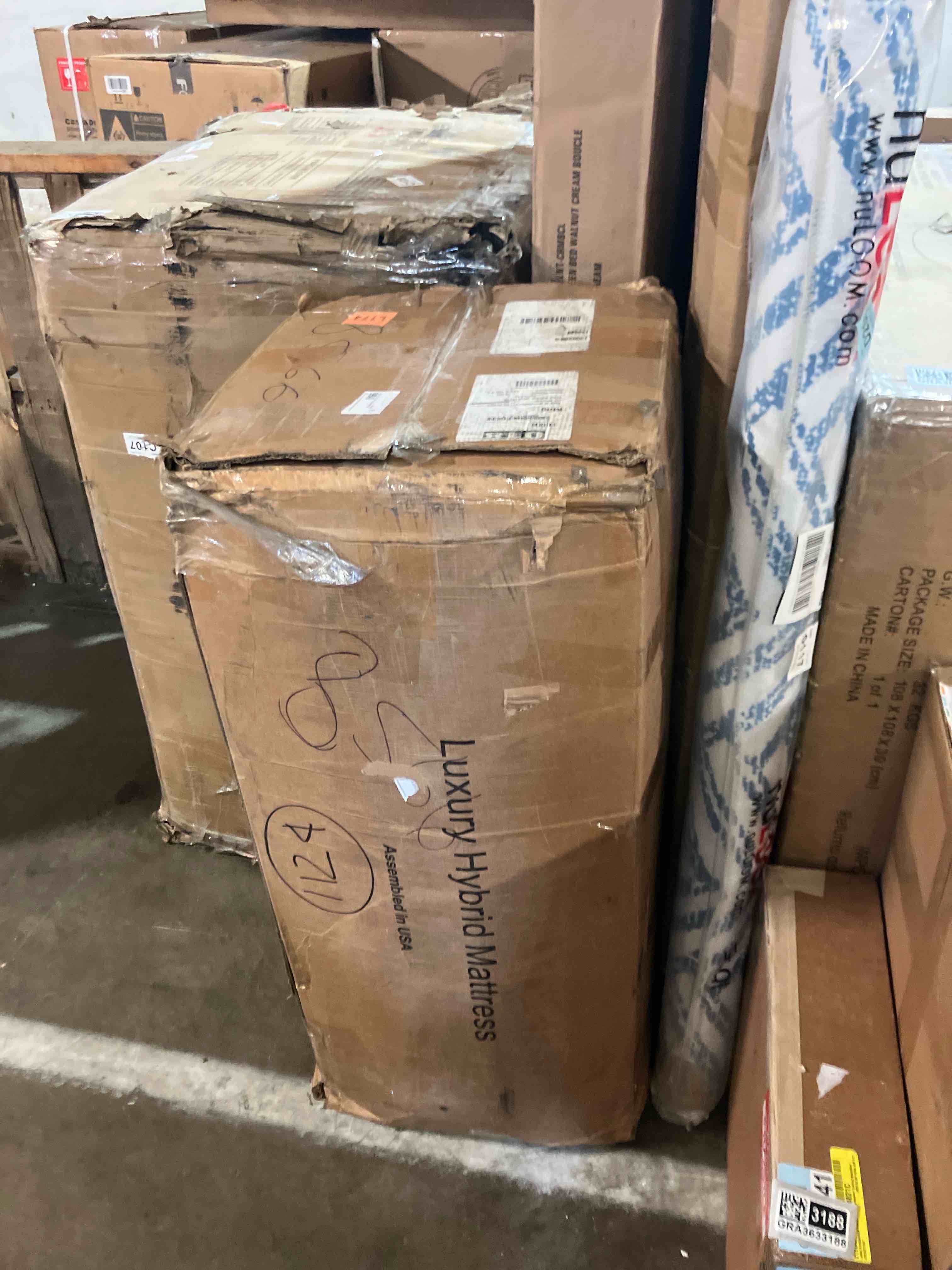 Condition photo showing New/Like New for King Size Mattress, 12 Inch Luxury Hybrid King Mattress in a Box, Medium Firm Mattresses with Cooling Gel Memory Foam & Pocket Springs, Double Additional Support, 365-Night Trial