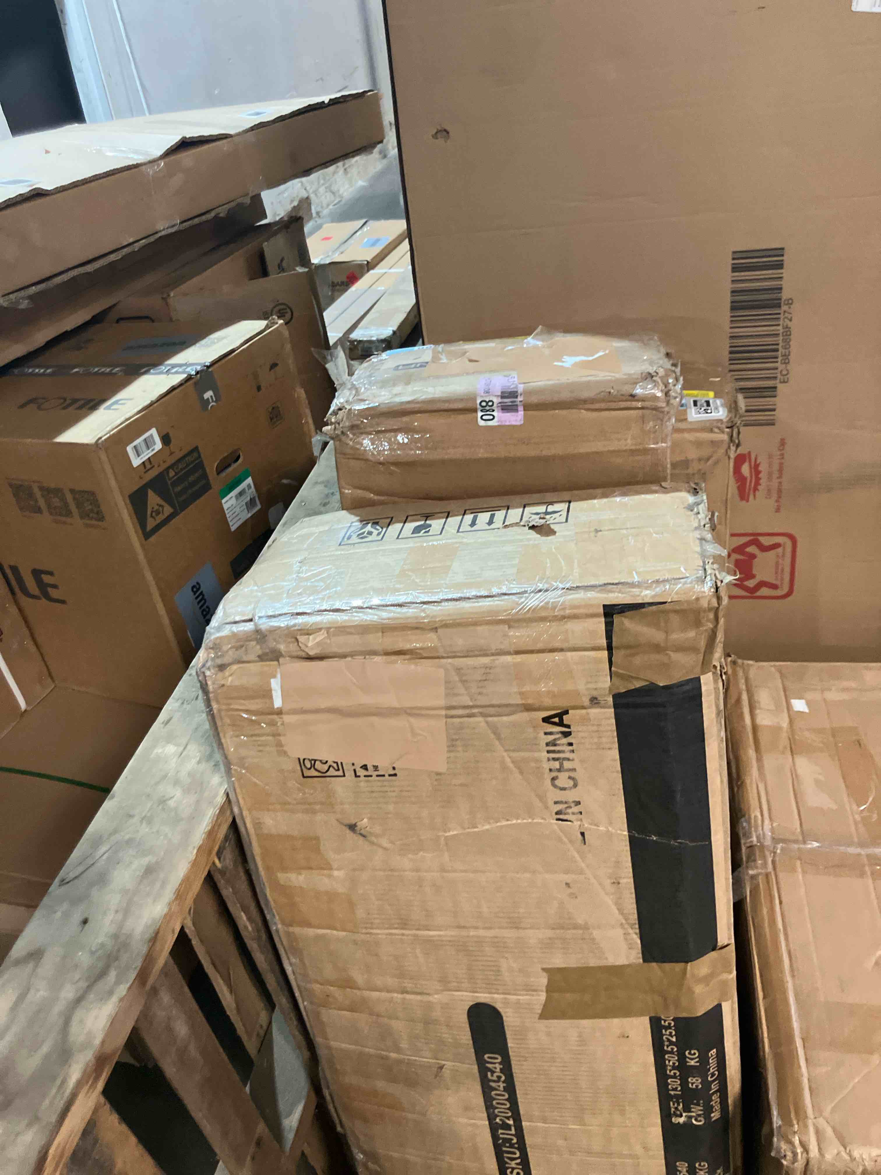 Condition photo showing New/Like New for 6 Drawer Dresser with Power Outlet, Dresser with LED Light, Modern Chest of Drawers with Open Storage Cubbies for Closet, Double Wide Drawer Organizer Cabinet for Bedroom, Living Room