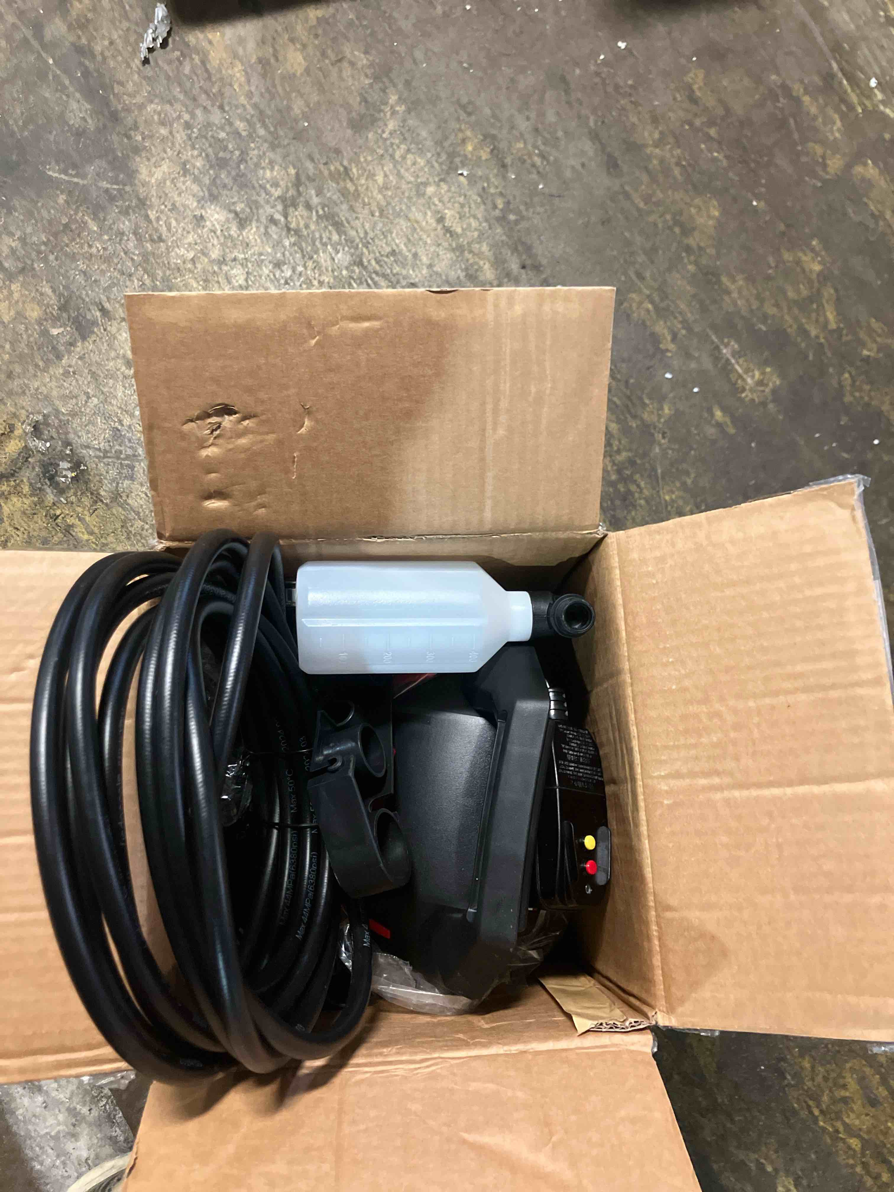 Condition photo showing New/Like New for Hyper Tough Electric Pressure Washer 1600 Psi for Household   Great for Cars  Patios  Driveways