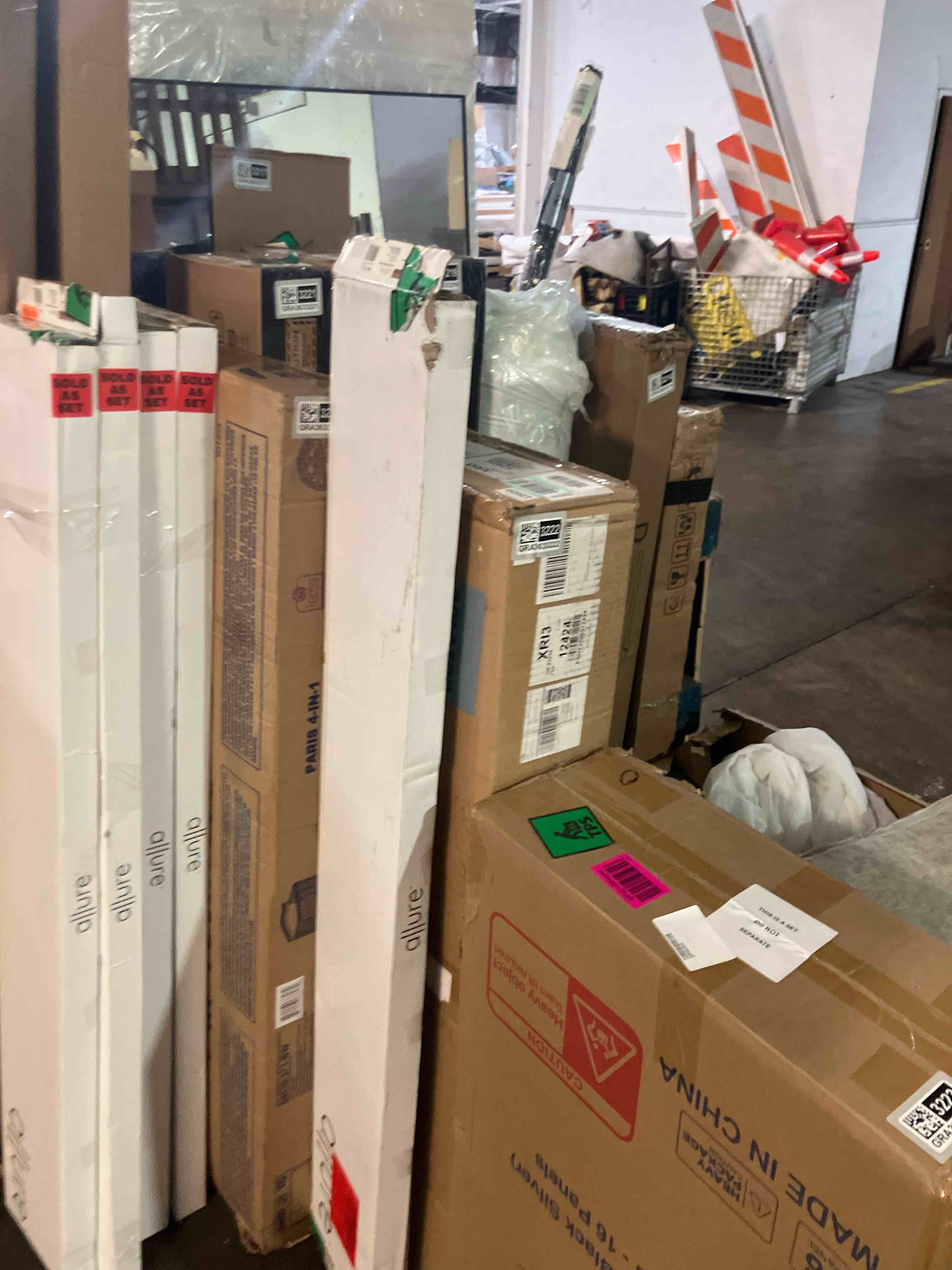 Condition photo showing New/Like New for allure 9" x 59" x 8mm, 12mil luxury vinyl xl plank flooring, marble cake mahogany look, embossed, waterproof, 1 case, 6 planks/box, 21.45 sqft/box p
