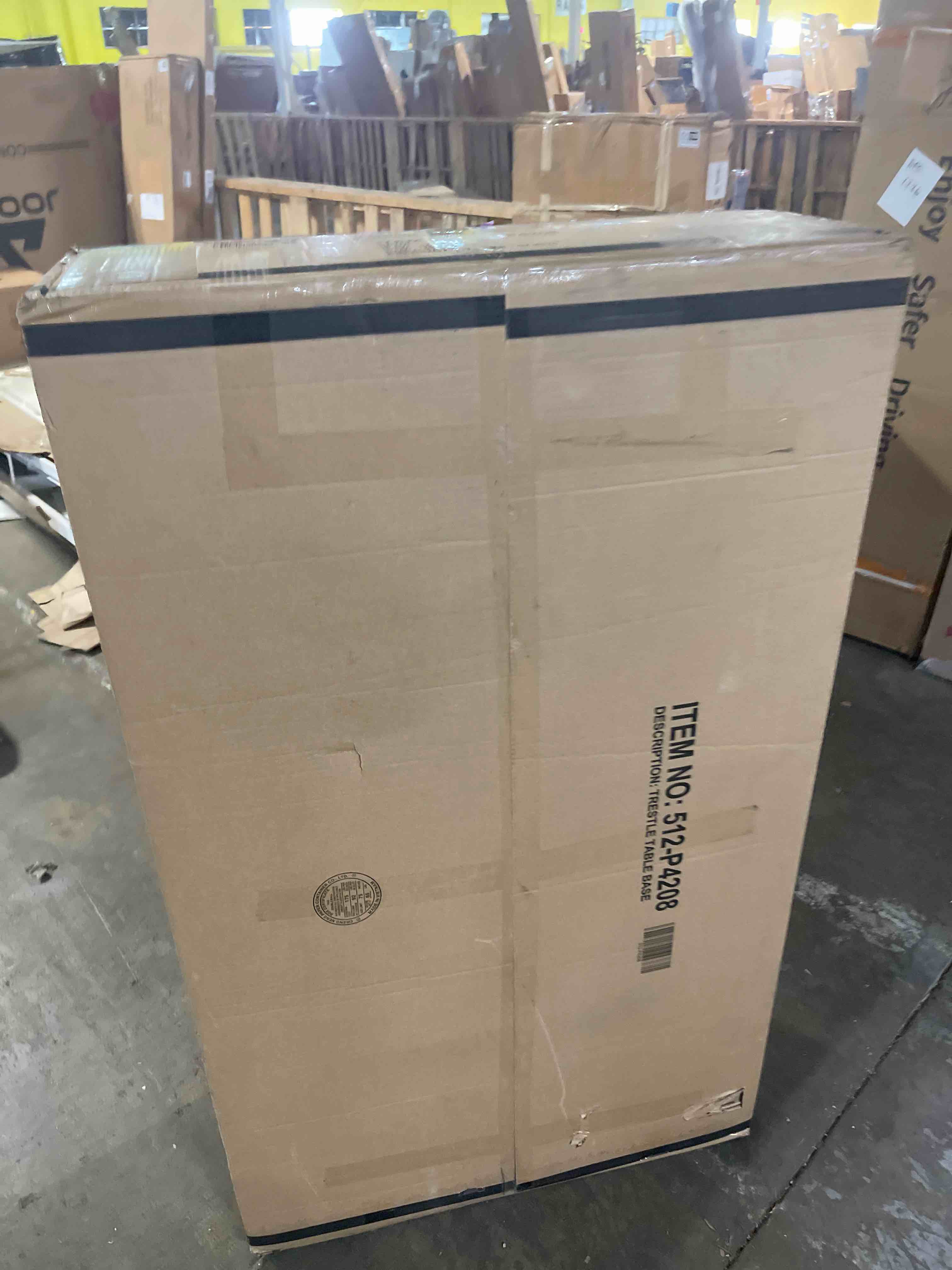 Condition photo showing As Is for Tawona Trestle Table