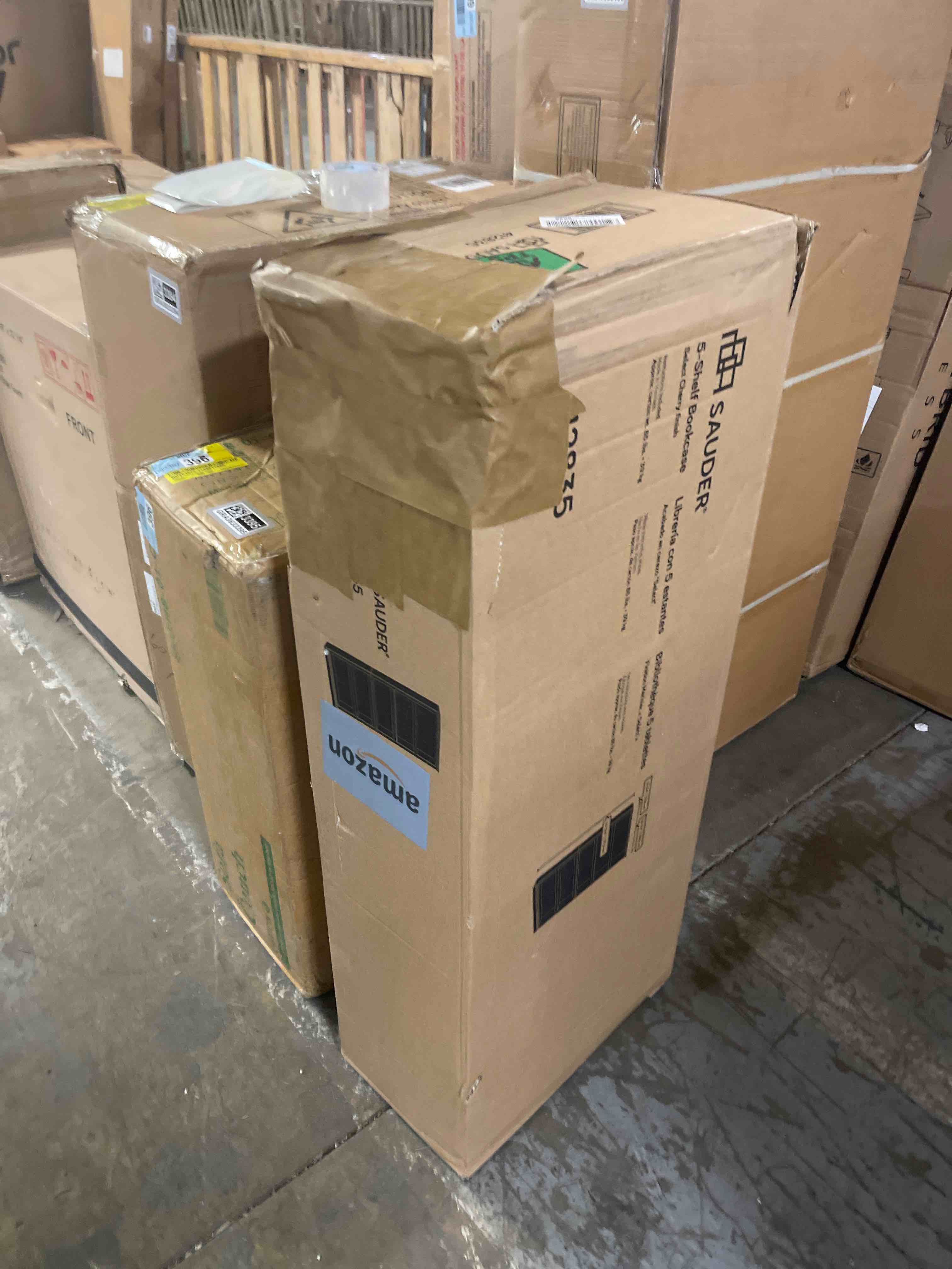 Condition photo showing New/Like New for Sauder Miscellaneous Storage 5-Shelf Bookcase/ Book shelf, Select Cherry finish