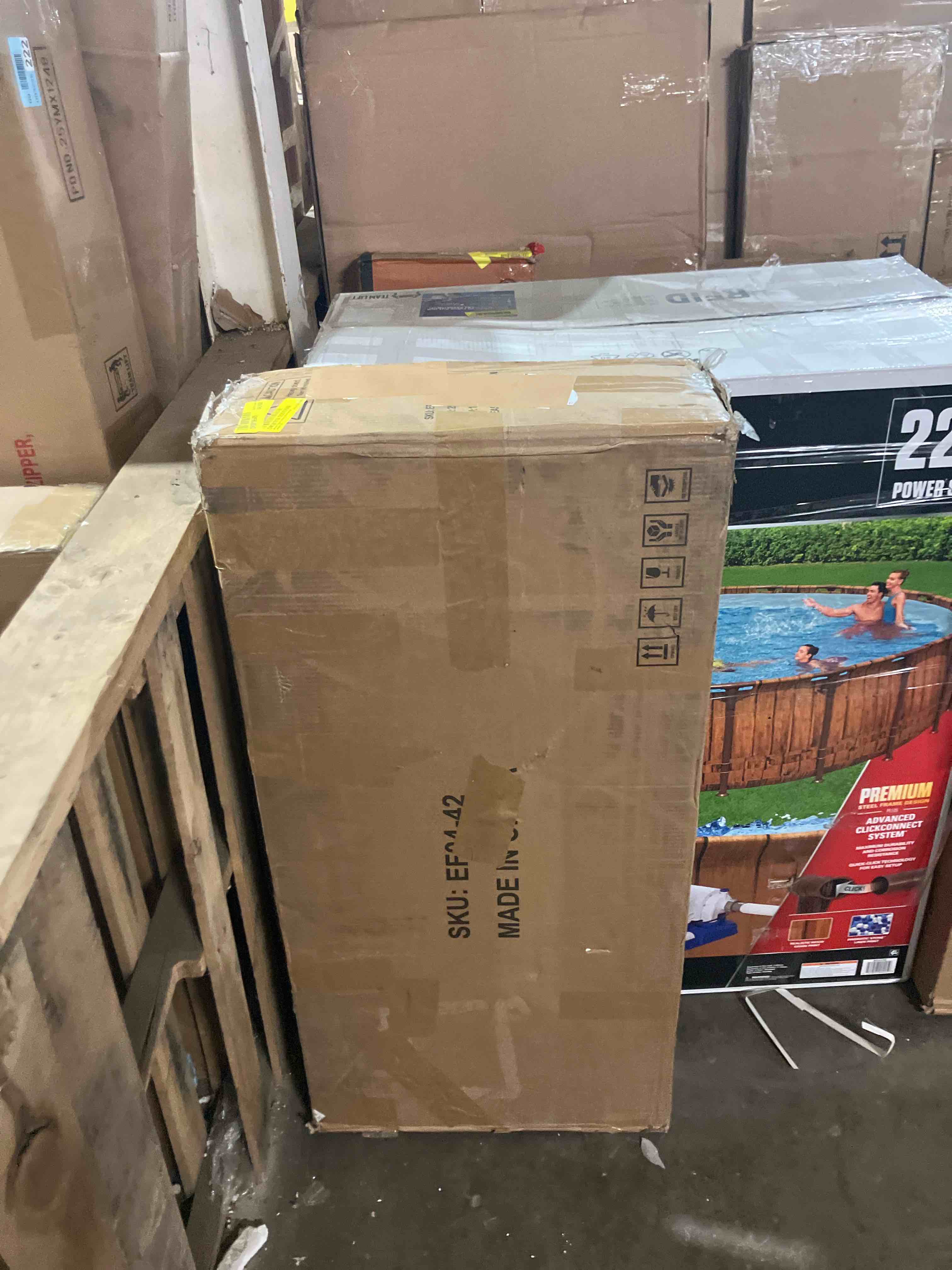 Condition photo showing New/Like New for Cheerway 42 inch Electric Fireplace with Heater, Wall Mounted & Recessed Electric Fireplace Insert, Linear Wall Fireplace w/Thermostat, 13×13 Flame Color, Remote & Touch Control w/Timer, 750W/1500W 42Inch