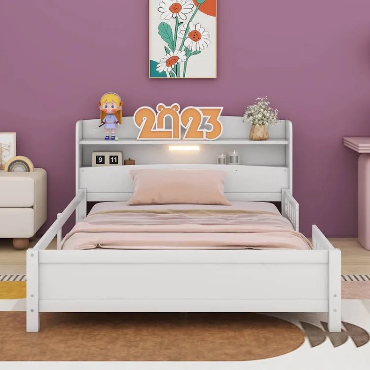 Red Barrel Studio Bed Frame Full Size Platform Bed (Incomplete box 1/2)