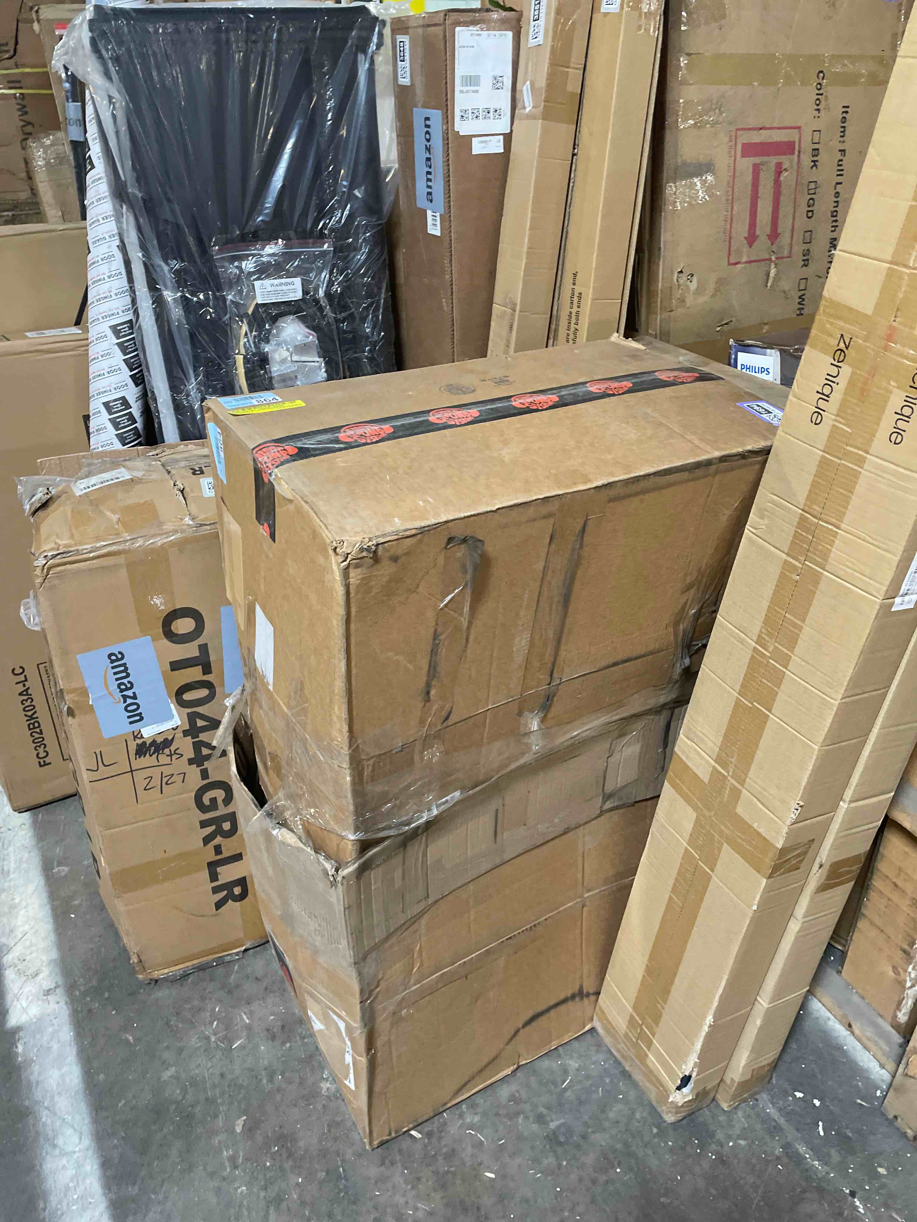 Condition photo showing As Is for 3-in- 1 upholstered futon sofa loveseat convertible floor sofa bed (incomplete)