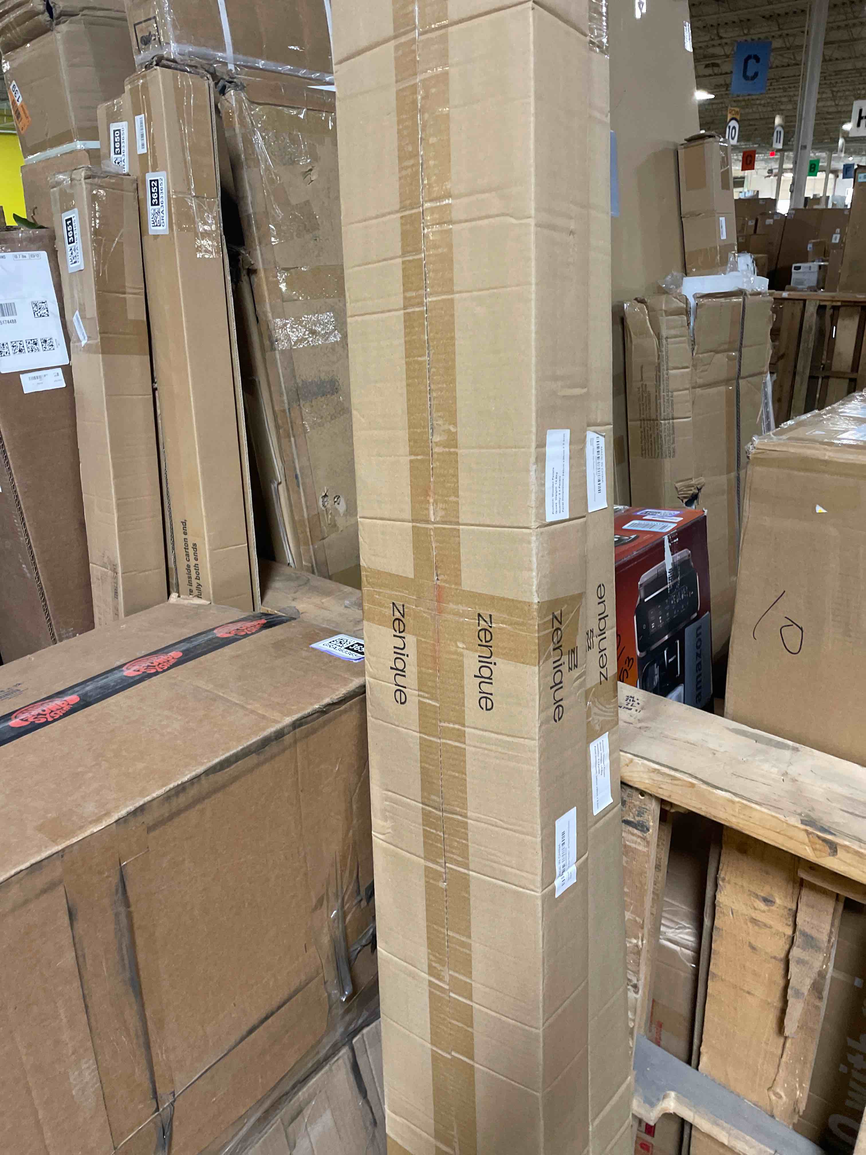 Condition photo showing New/Like New for 6 pack wood panels for wall 94.5" × 7.87" acoustic soundproof wall slat panels, 3d wall panels for home office decoration, walnut