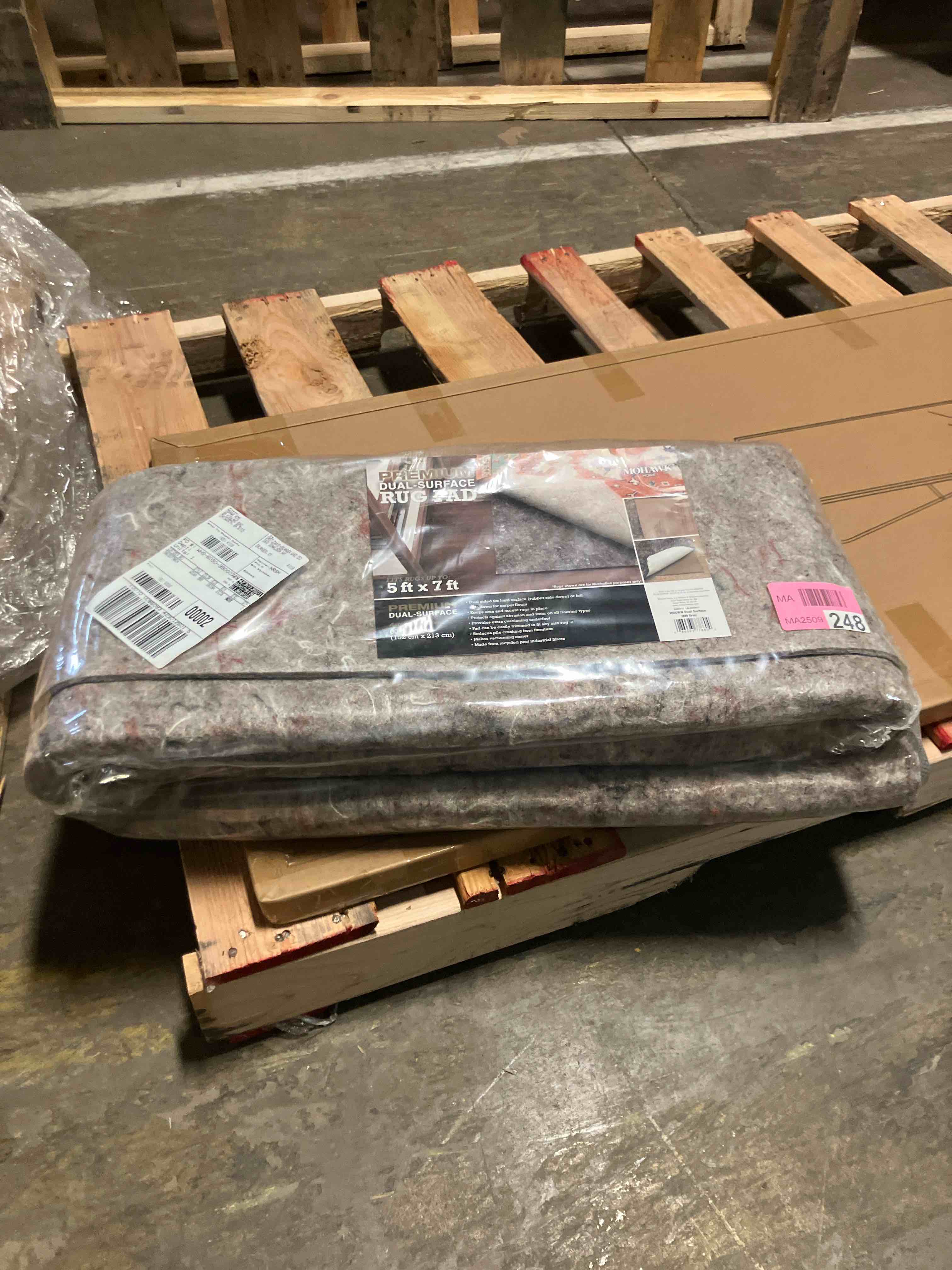 Condition photo showing New/Like New for bagail felt and natural rubber backing rug pads 1/4” thick, 5 x 7 ft non slip carpet gripper keep rugs in place, under area rug protective cushioned pads, carpet runners, hardwood floors protection 5' x 7' (rectangular) 1/4" thick