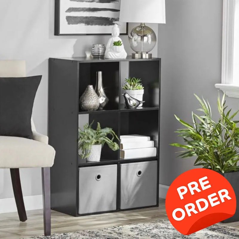mainstays 6 cube storage organizer