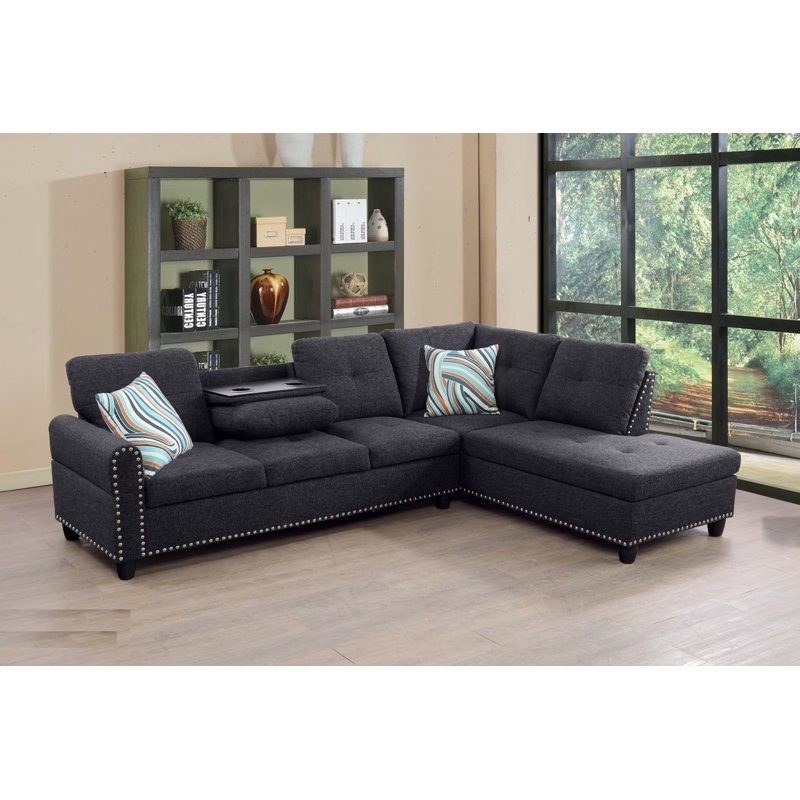 budapest 97.5'' wide l shape corner sectional (only chaise)