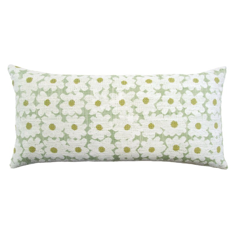 Daisy Lumbar Indoor/Outdoor Pillow Cover & Insert