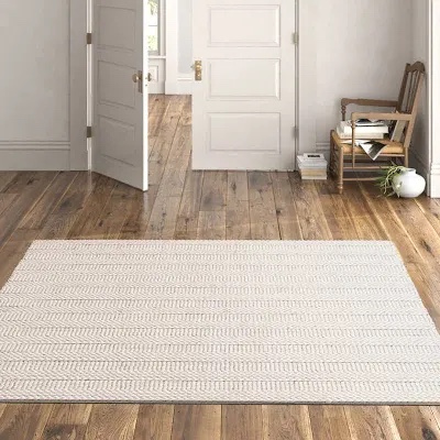 stanwick handmade bleach rug