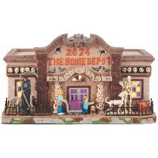 The lighted Home Depot store Halloween decoration