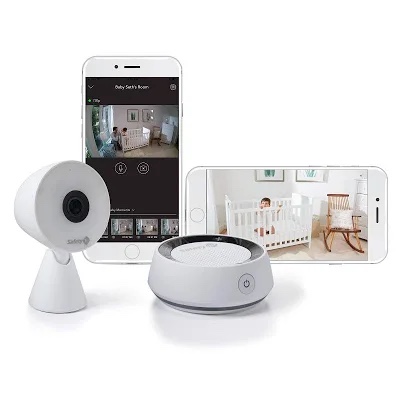 Safety 1st HD Wi-Fi Baby Monitor Camera with Sound- and Movement-Detecting Audio Unit