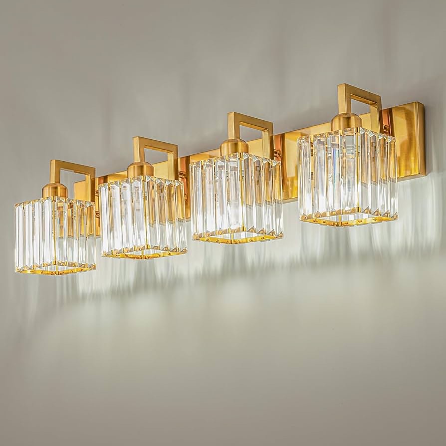 Modern Crystal Bathroom Vanity Lights