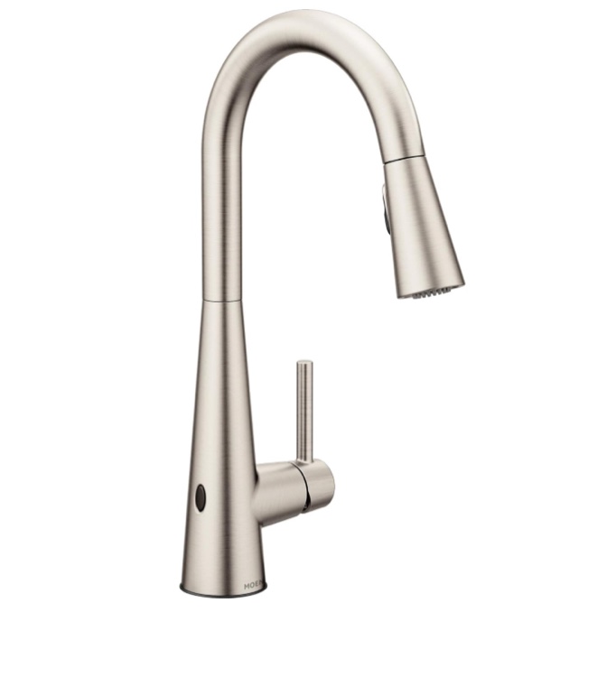 Essie Touchless 1-Handle Pull-Down Sprayer Kitchen Faucet With Motionsense Wave And Power Clean