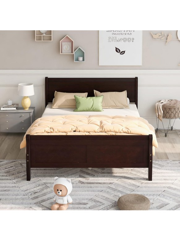 Modern & Contemporary Queen Size Panel Sleigh Bed