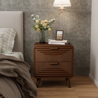 Kriday 19.3'' W Nightstand with 3 Drawers