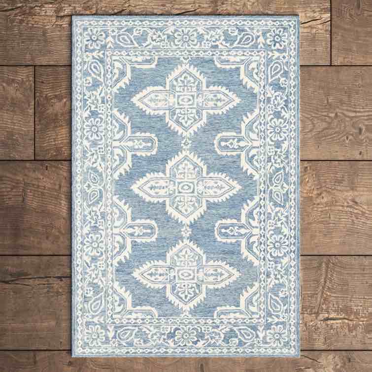 8’X10’ Londono Hand Tufted Wool Oriental Indoor Rug