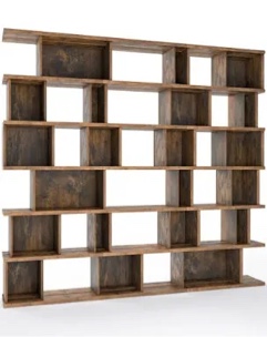 Jelizaveta Geometric Bookcase