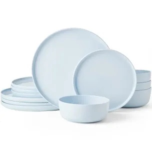 Mikasa Madison 12-Piece Bone China Dinnerware Set, Service For 4